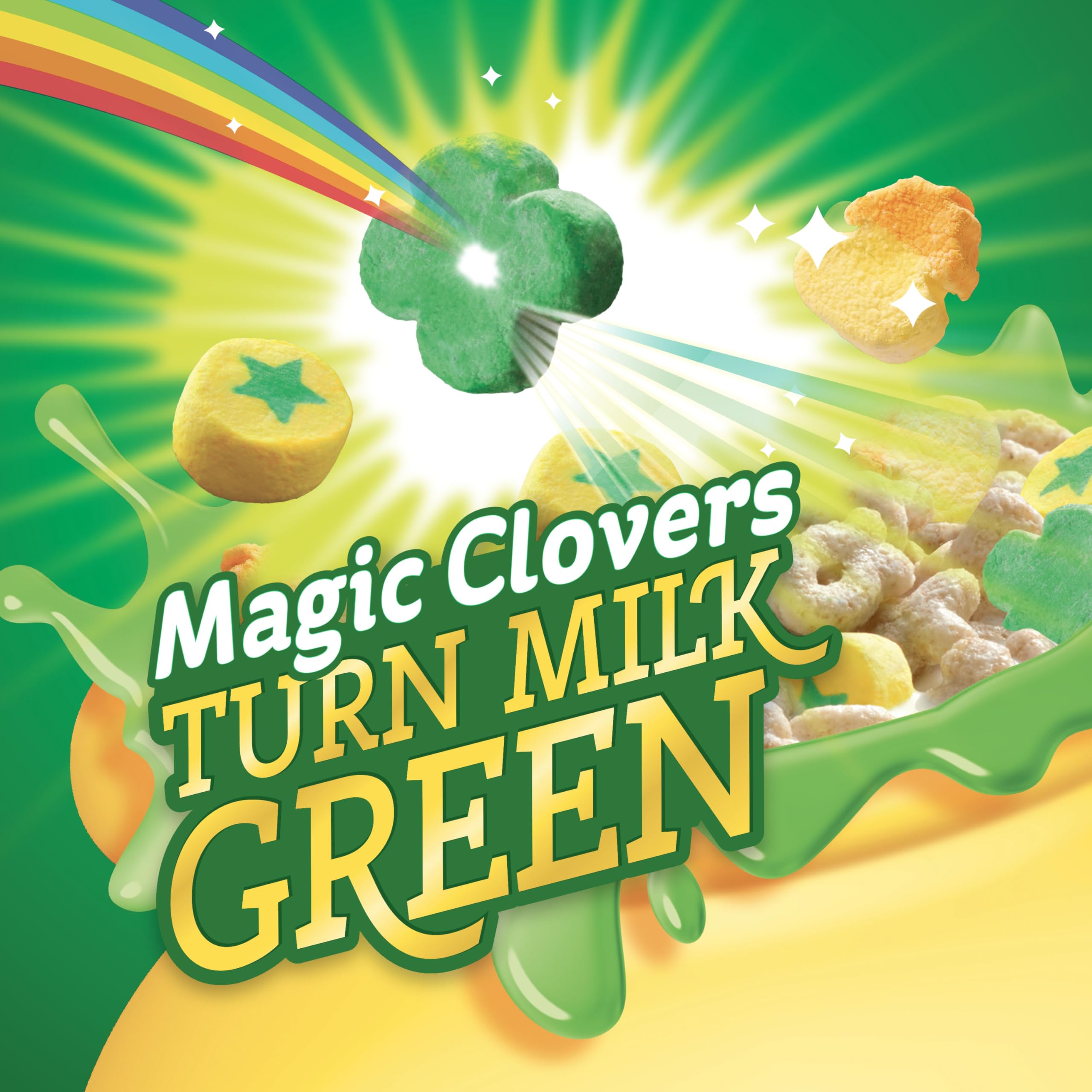 St. Patrick's Day Lucky Charms Cereal with Marshmallows - 10.5 oz Box | Magically Delicious Breakfast Cereal for Kids & Adults | Perfect for Holiday Breakfast, Snacking & Party Treats