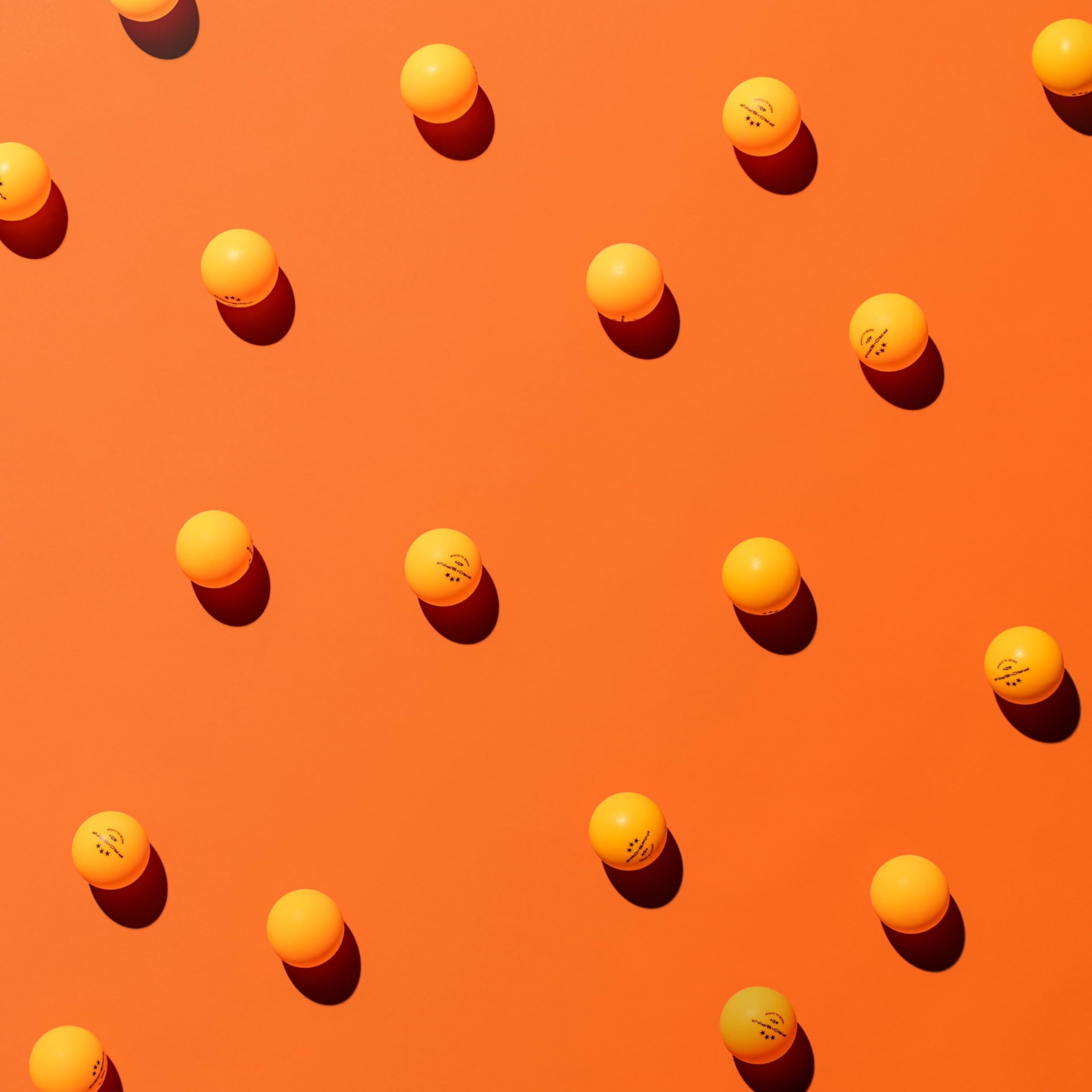 PRO SPIN 3-Star Premium Orange Table Tennis Balls - 40+ ABS High-Performance Ping Pong Balls for Professional Play | Durable Indoor & Outdoor Use | Perfect for Tournaments, Training, and Family Fun