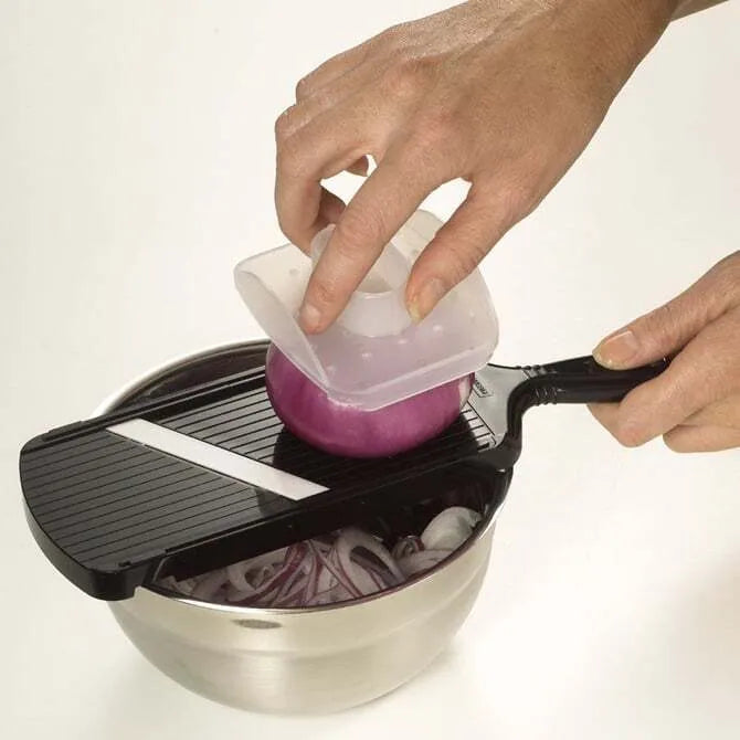 Premium Ceramic Blade Slicer - Ultra Sharp Stainless Steel Knife for Fruits, Vegetables & Meat - Perfect for Kitchen, Camping & Food Prep