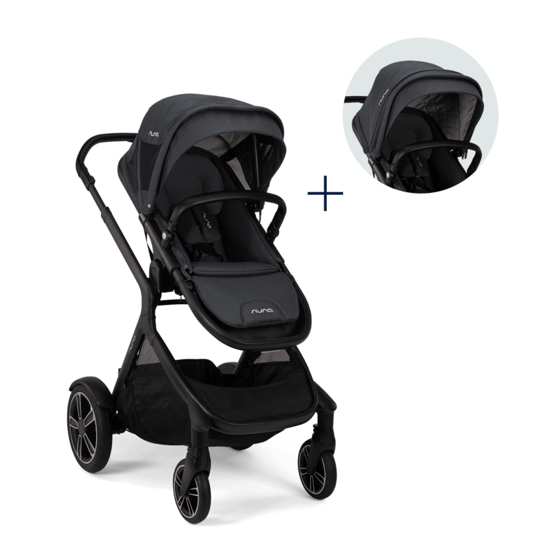 Nuna Demi Grow Complete Stroller with Air Protect Technology & Classic Canopy - Premium Baby Stroller for Newborns to Toddlers | Perfect for City Walks, Travel & Everyday Use