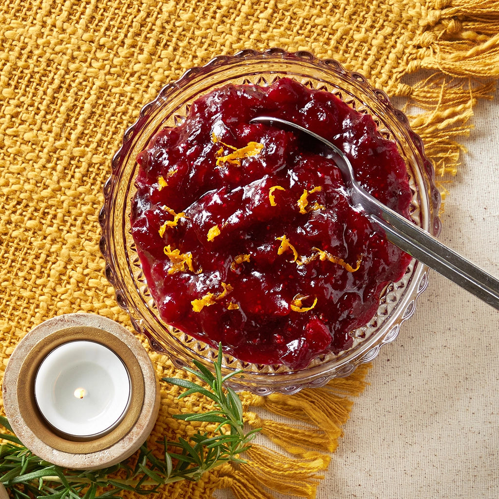 Easy Homemade Cranberry Sauce - Sweet & Tangy Fruit Spread for Thanksgiving, Christmas & Holiday Meals - Perfect for Turkey, Ham & Desserts