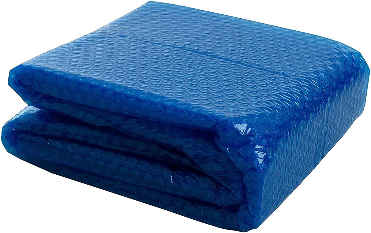 Solar Pool Heater Cover for Inflatable Pools - 6.6ft x 10ft Rectangle Insulated Swimming Pool Cover | Blue Thermal Blanket for Above Ground Pools | Extend Swimming Season & Retain Heat