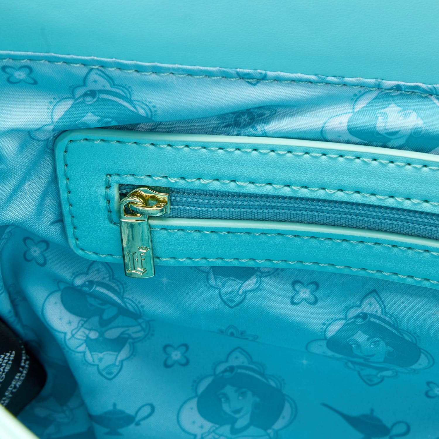 Disney Princess Jasmine Crossbody Bag by Loungefly - Stylish & Lightweight Purse for Women, Perfect for Theme Parks, Travel & Everyday Use