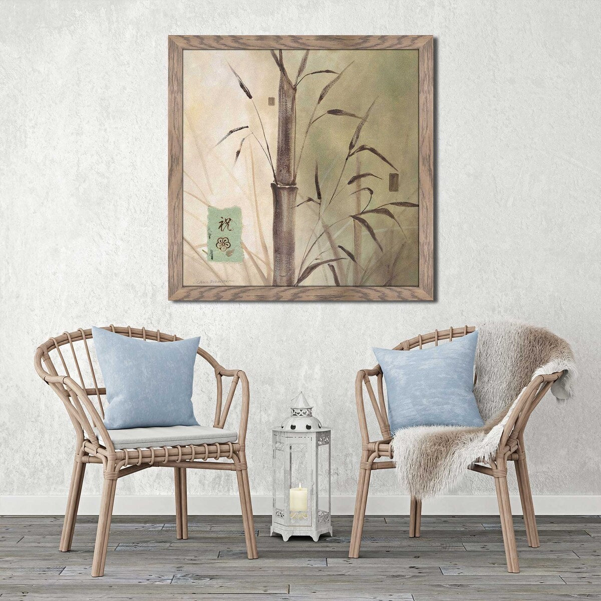 Bamboo Sanctuary Print on Acrylic - Modern Wall Art for Home & Office Decor - Perfect for Living Room, Bedroom, or Workspace
