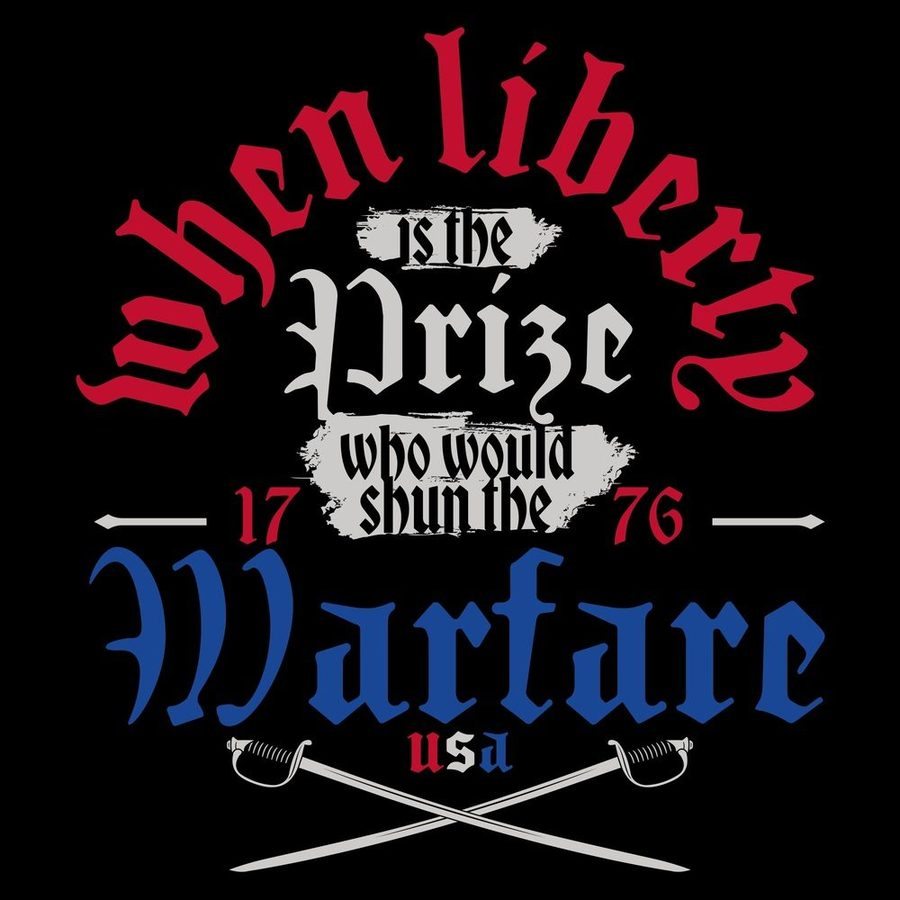 Liberty Is The Prize T-Shirt - Black Cotton Graphic Tee for Men & Women | Patriotic American Flag Shirt for Independence Day & Political Events