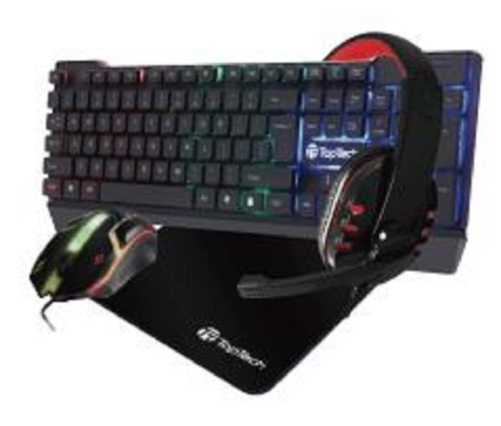 TOP TECH X-11 4-Piece Gaming PC Bundle - Complete Computer Setup for Gamers | Perfect for Esports, Streaming & Home Office Workstations