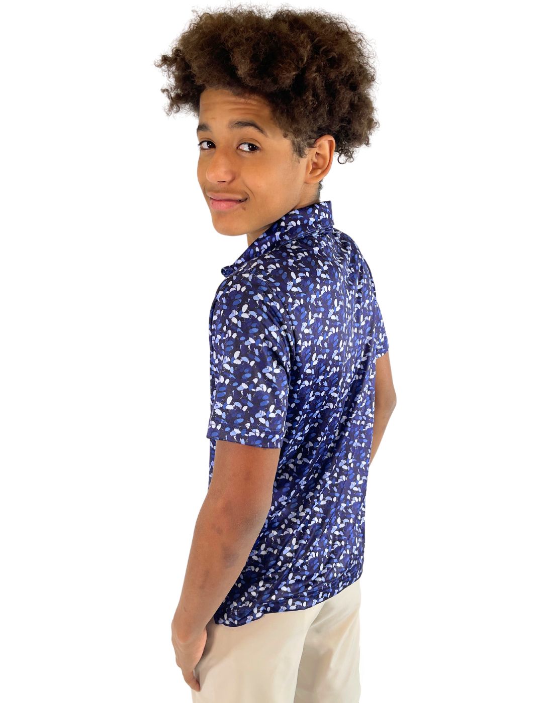 Percy Youth Boys' Polo Shirt - Comfortable Cotton Short Sleeve Button Down Shirt for School, Sports & Casual Wear