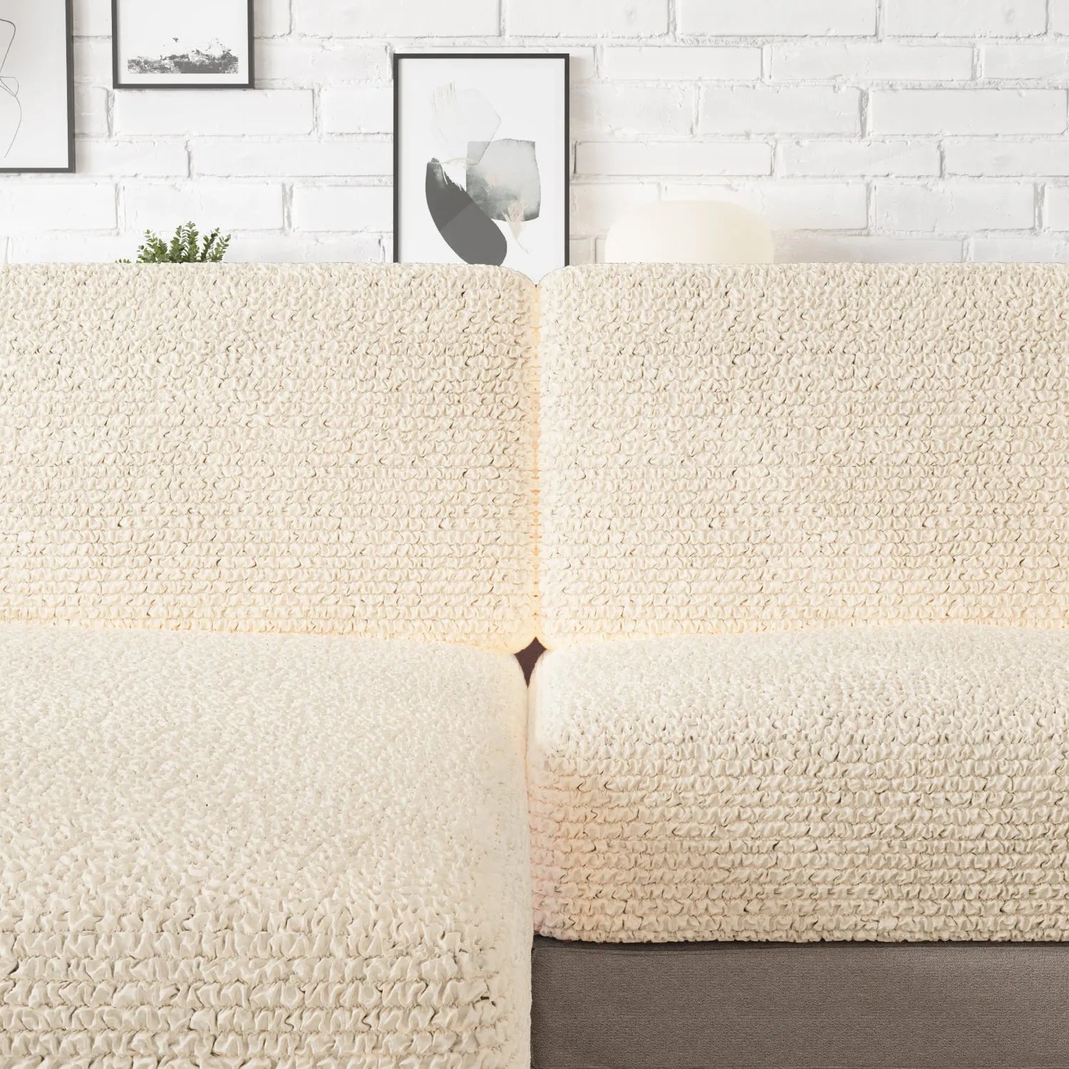 Premium Microfiber Chaise Lounge Seat Cushion Cover - Soft, Durable & Washable - Perfect for Living Room, Patio or Outdoor Furniture Protection