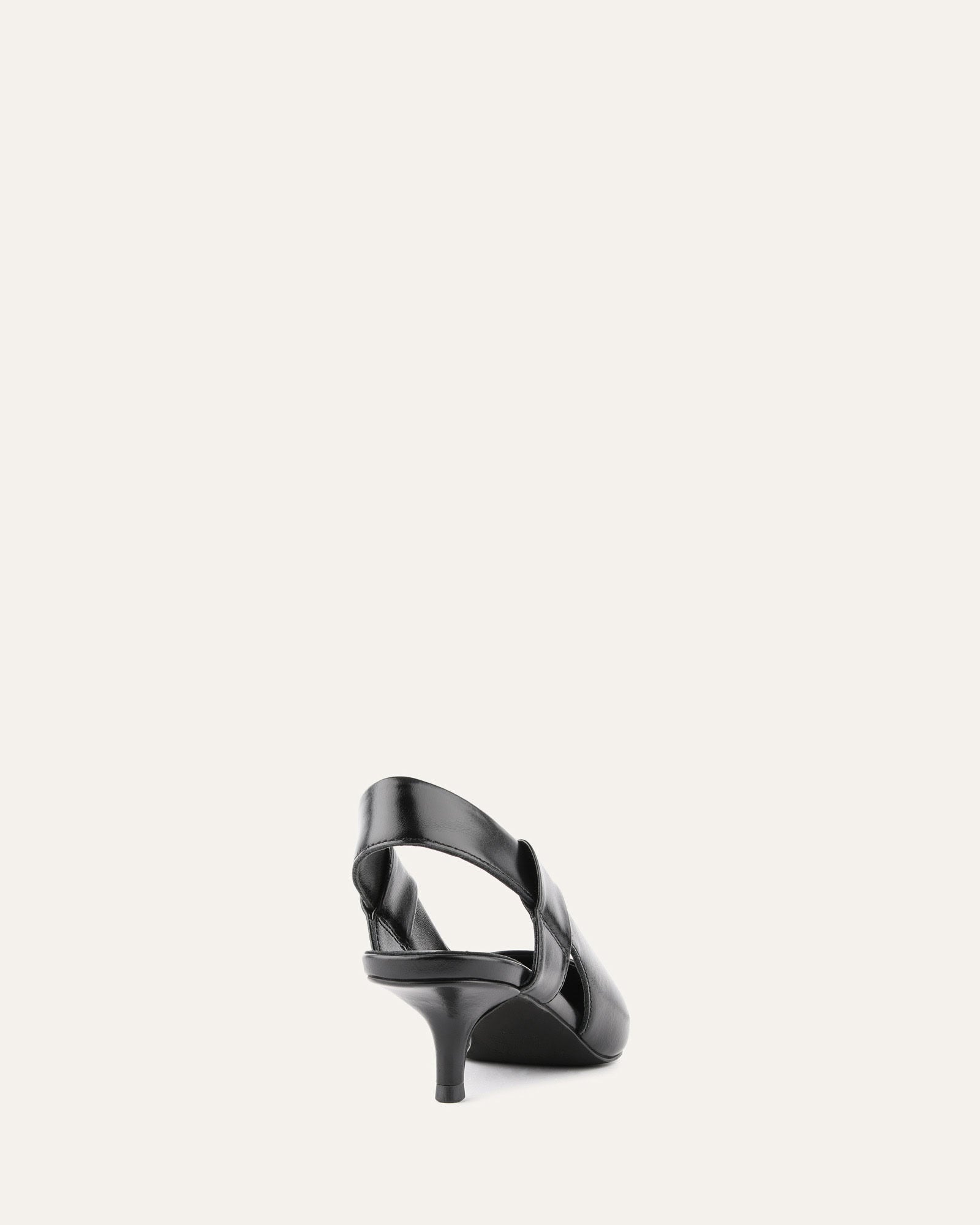 ROSA Women's Black Leather Low Heel Pumps - Comfortable & Stylish Shoes for Work, Office, and Formal Occasions