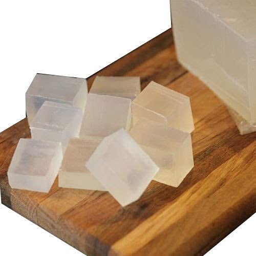 Polaris Fox 500gm Clear Melt & Pour Soap Base for Handmade Soap Making - Gentle for Face, Hands & Body - Perfect for DIY Skincare, Gifts & Home Spa Treatments
