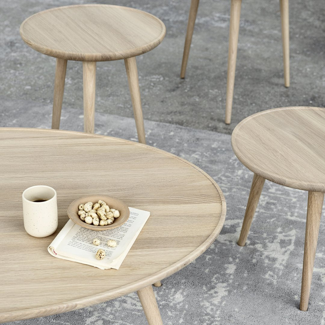 Stylish Oval Accent Table - Modern Living Room & Bedroom Decor - Perfect for Coffee, Books, and Display