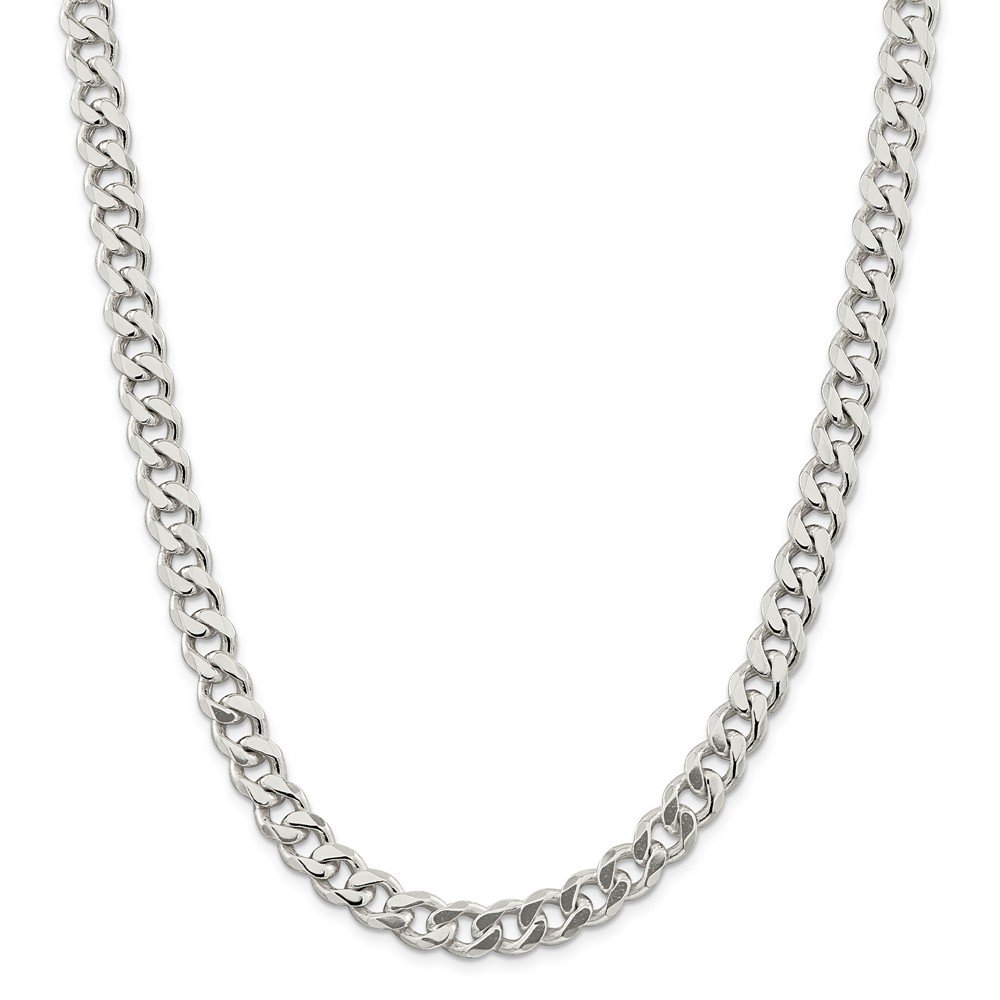 925 Sterling Silver 9mm Curb Link Cuban Chain Necklace for Men & Women - Durable & Hypoallergenic Jewelry for Everyday Wear, Gifts & Special Occasions