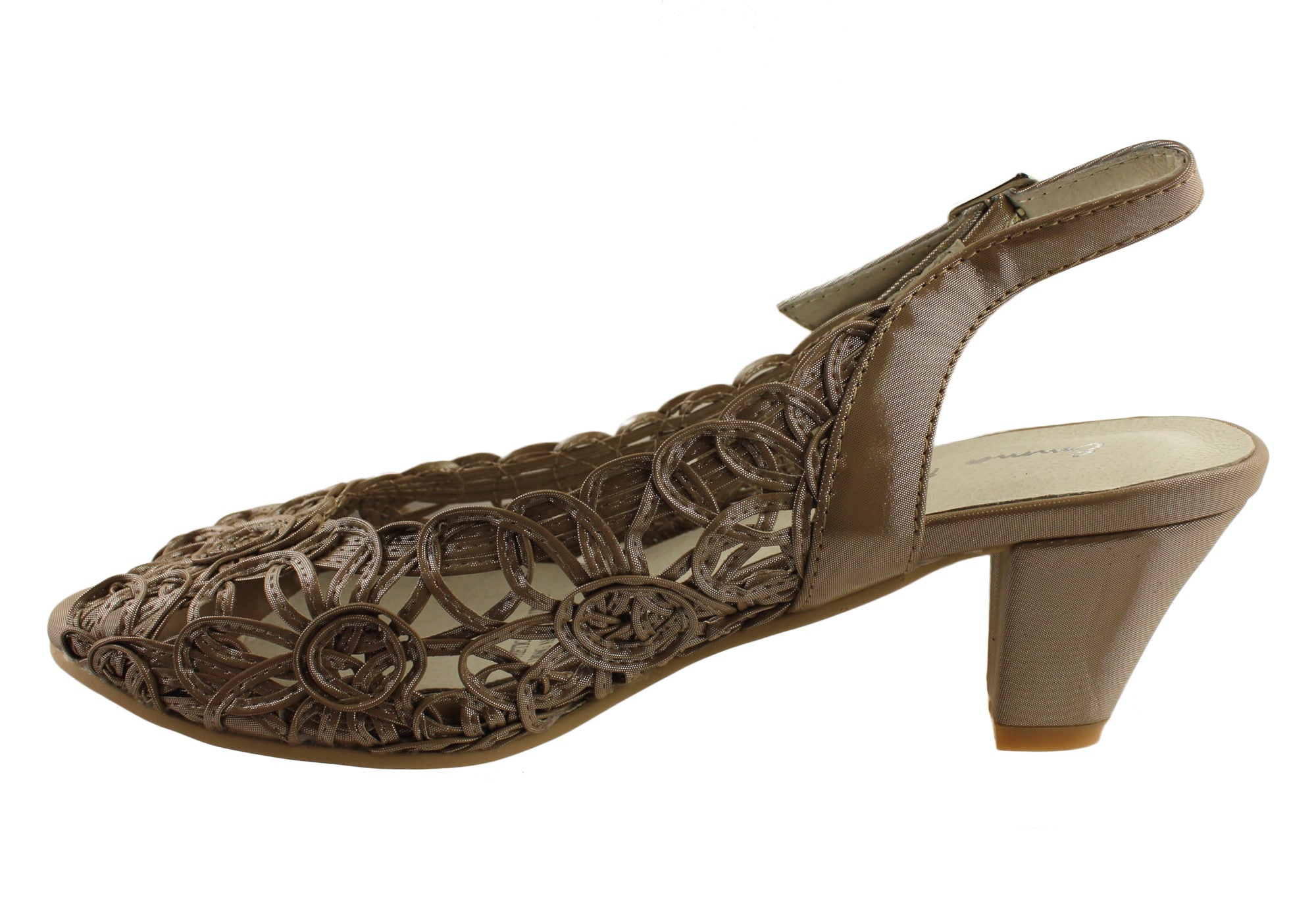 Emma Kate Women's Comfortable Mid Heel Dress Sandals - Perfect for Weddings, Parties & Formal Occasions