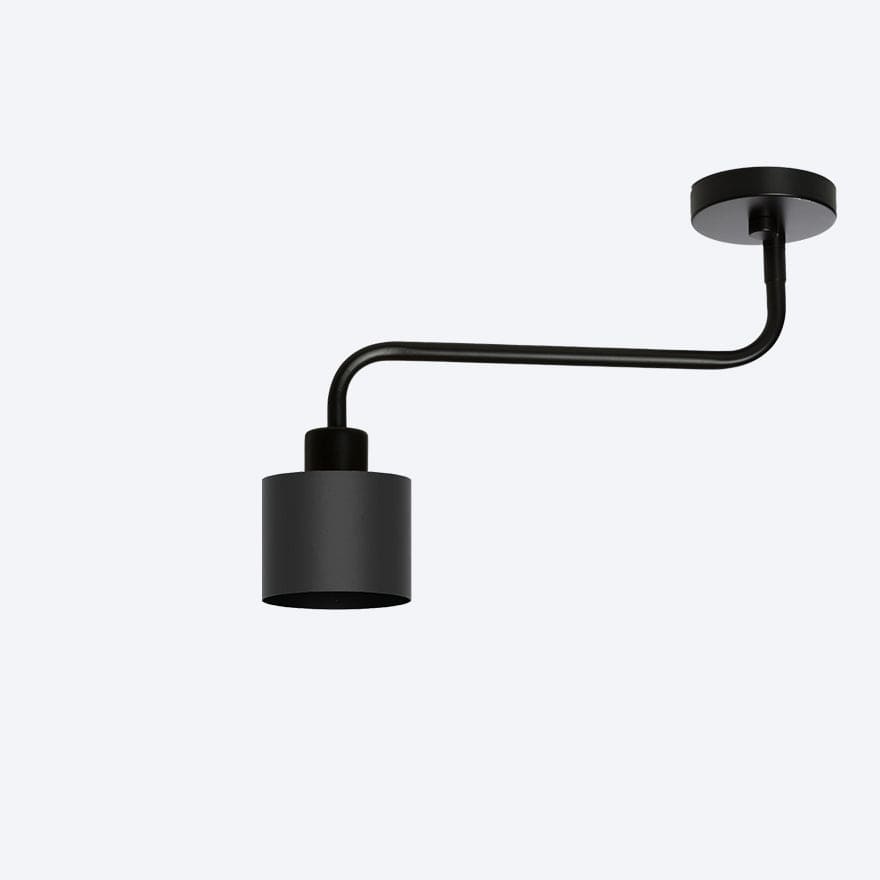 HUGO Modern Ceiling and Wall Light with Interchangeable Cambio Shades - Perfect for Living Room, Bedroom, and Office Lighting