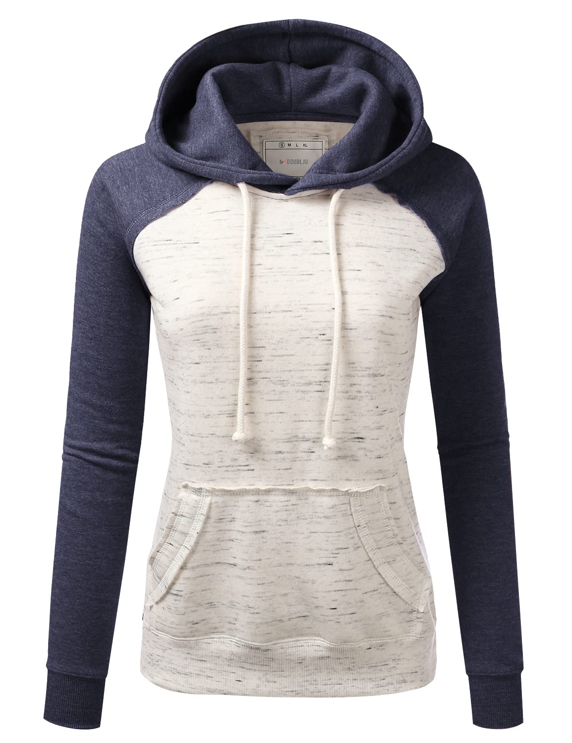 DOUBLJU Women's Lightweight Pullover Hoodie - Soft Basic Sweatshirt for Casual Wear, Lounge & Outdoor Activities