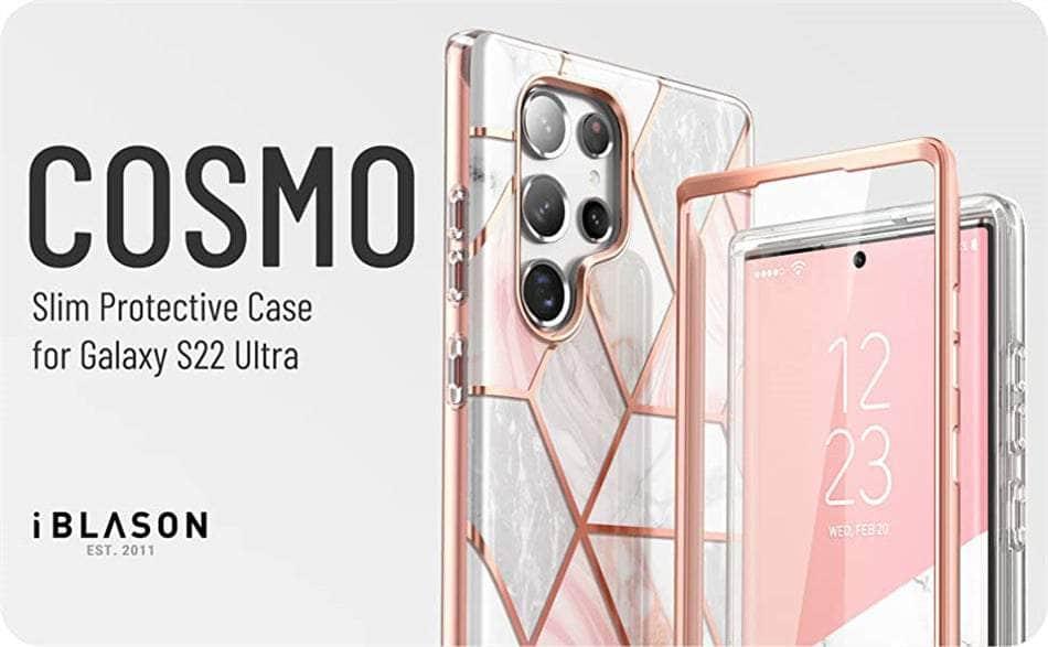 Samsung Galaxy S22 Ultra Case (2022) - BLASON Cosmo Slim Stylish Protective Bumper Cover | Shockproof & Scratch Resistant | Perfect for Everyday Use & Outdoor Activities