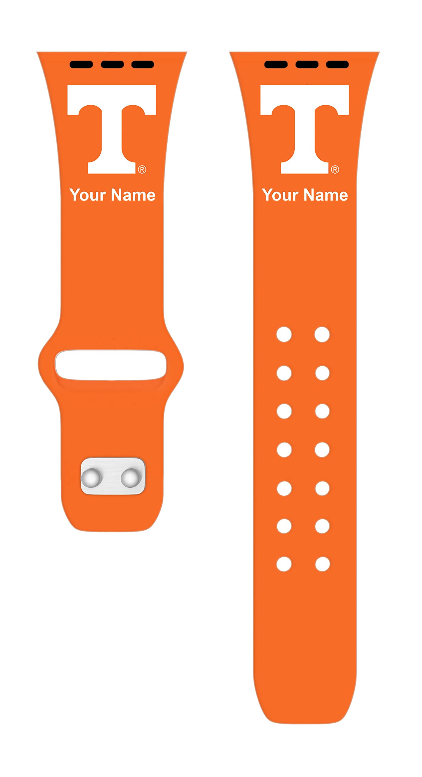 Tennessee Volunteers Custom HD Watch Band for Apple Watch - Durable Silicone Strap, Officially Licensed NCAA Team Design - Perfect for Game Days, Workouts & Everyday Wear