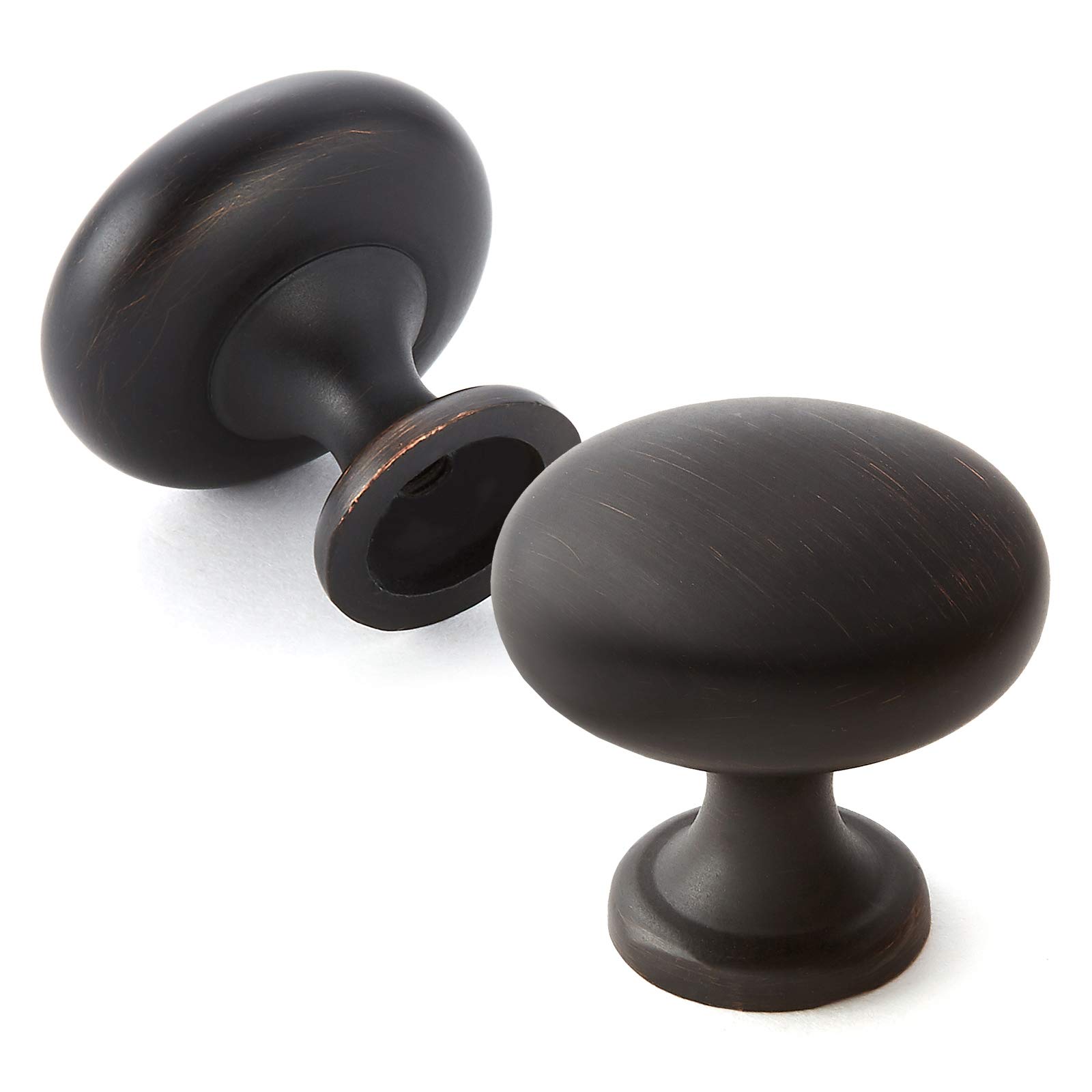 25 Pack Solid Round Kitchen Cabinet Knobs - 1-1/8
