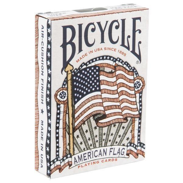 Premium Bicycle American Flag Playing Cards by USPCC - Patriotic Deck for Poker, Magic Tricks & Collectors | Perfect for 4th of July, Memorial Day & Game Nights