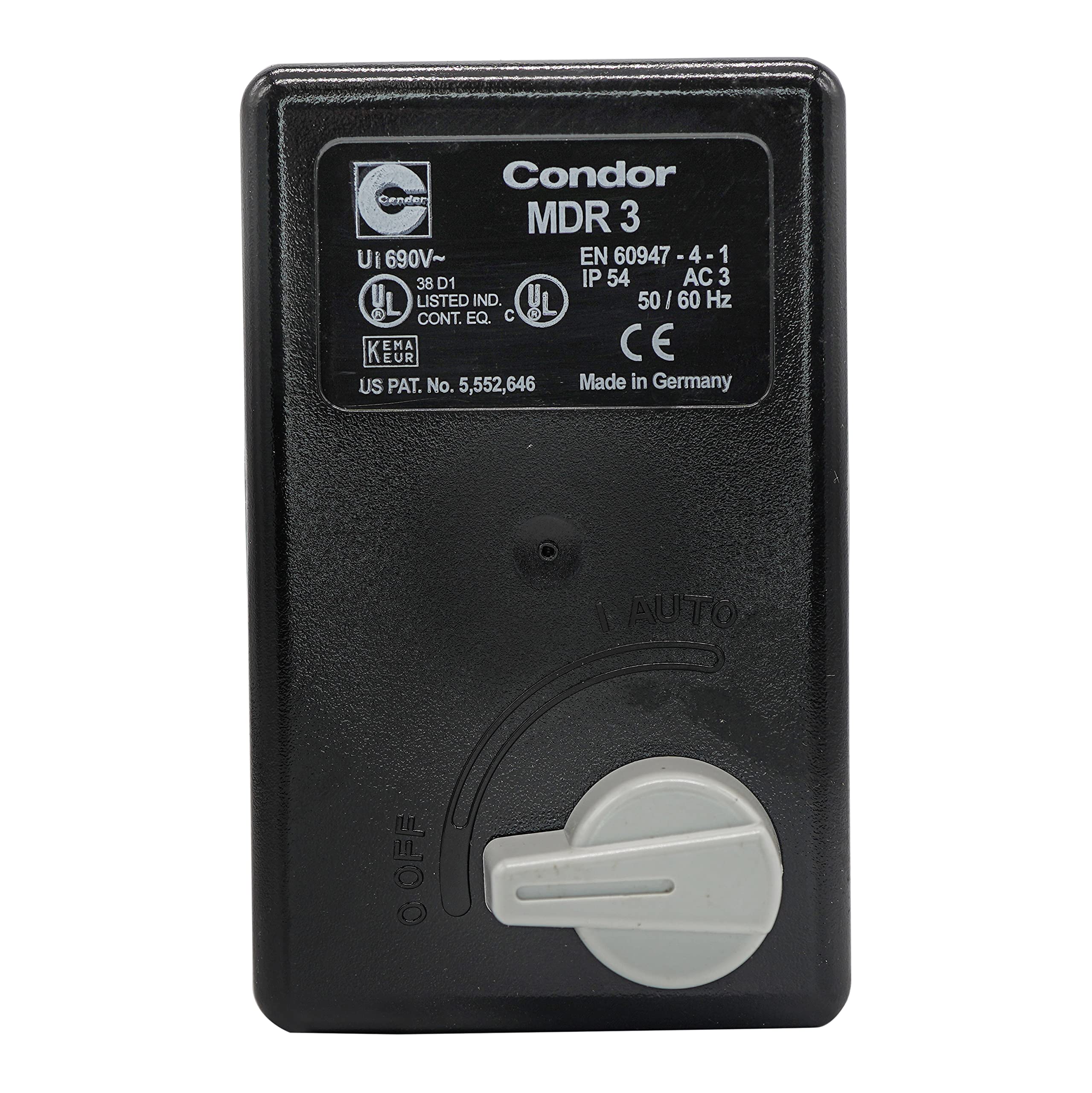 Condor 31LA3EMX Pressure Switch - Heavy Duty Air Compressor Switch for Industrial & Home Use - Perfect for HVAC, Pneumatic Tools, and Air Systems