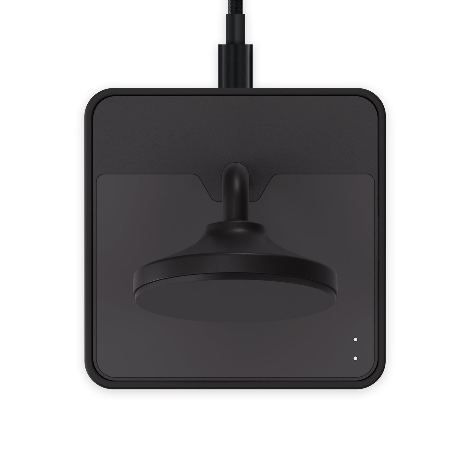 Qi2 Wireless Charging Stand - Fast Charging Dock for iPhone, Samsung, AirPods - Matte Black - Perfect for Home, Office & Nightstand Use