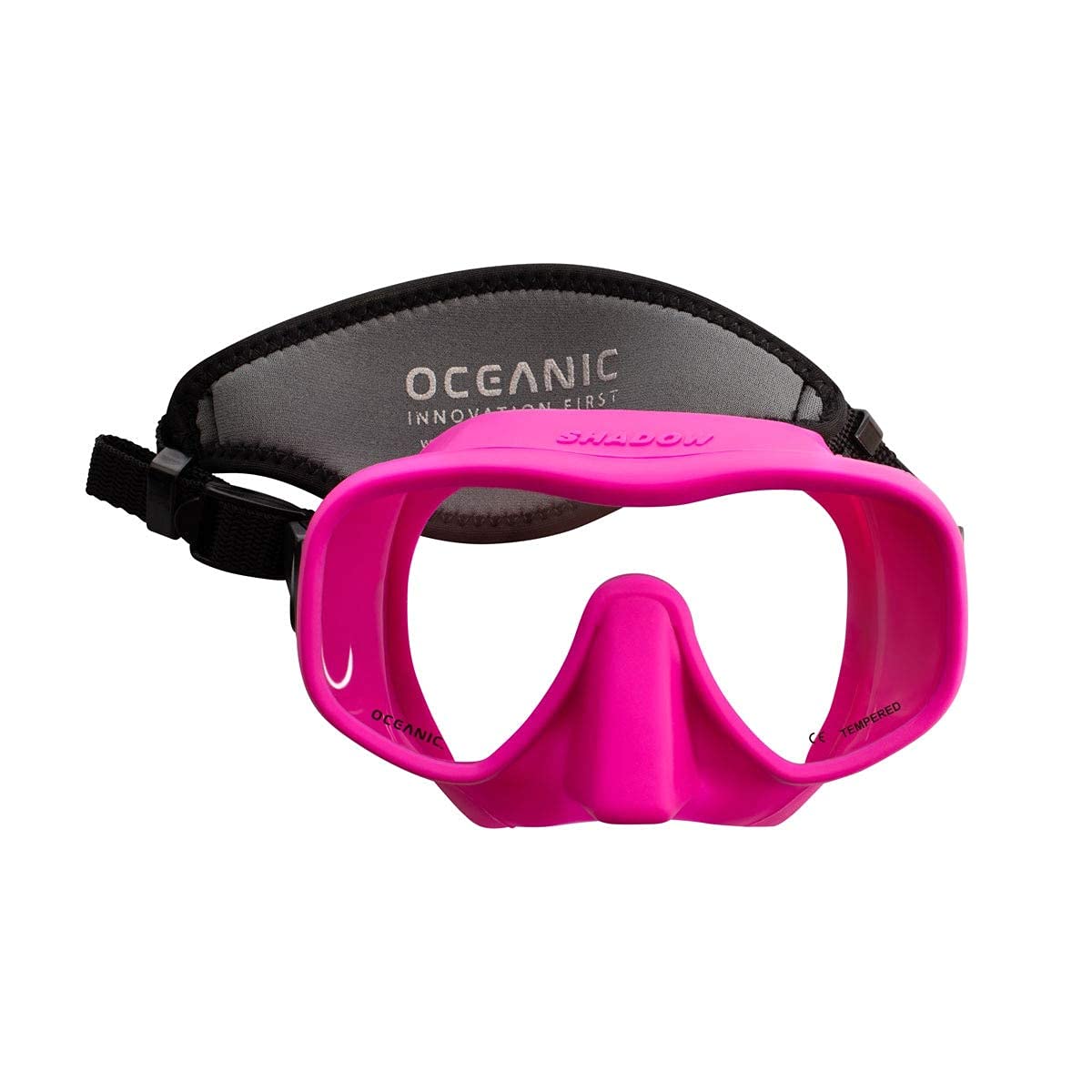 Oceanic Shadow Mask Neo Strap - Pink Snorkeling Scuba Diving Gear for Comfortable Underwater Adventures