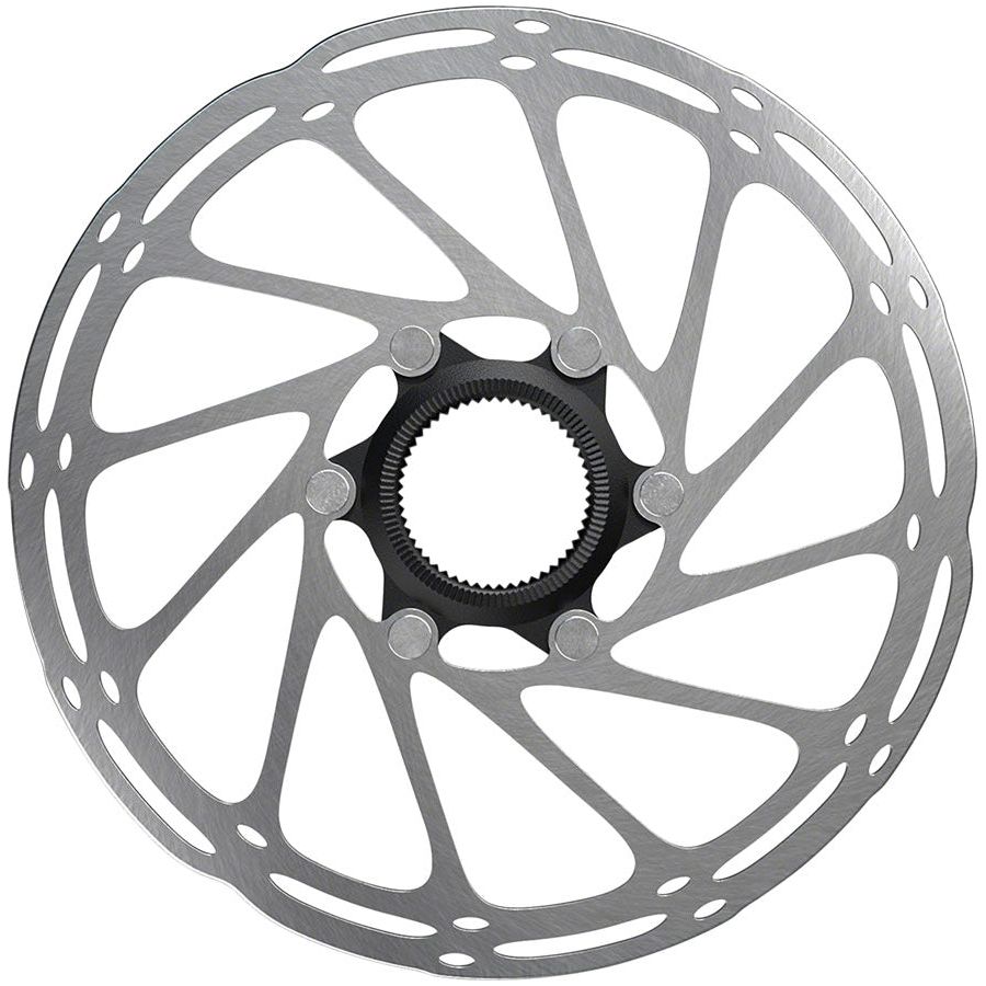 SRAM CenterLine Disc Brake Rotor 180mm - Center Lock, Silver - High-Performance Mountain & Road Bike Braking System