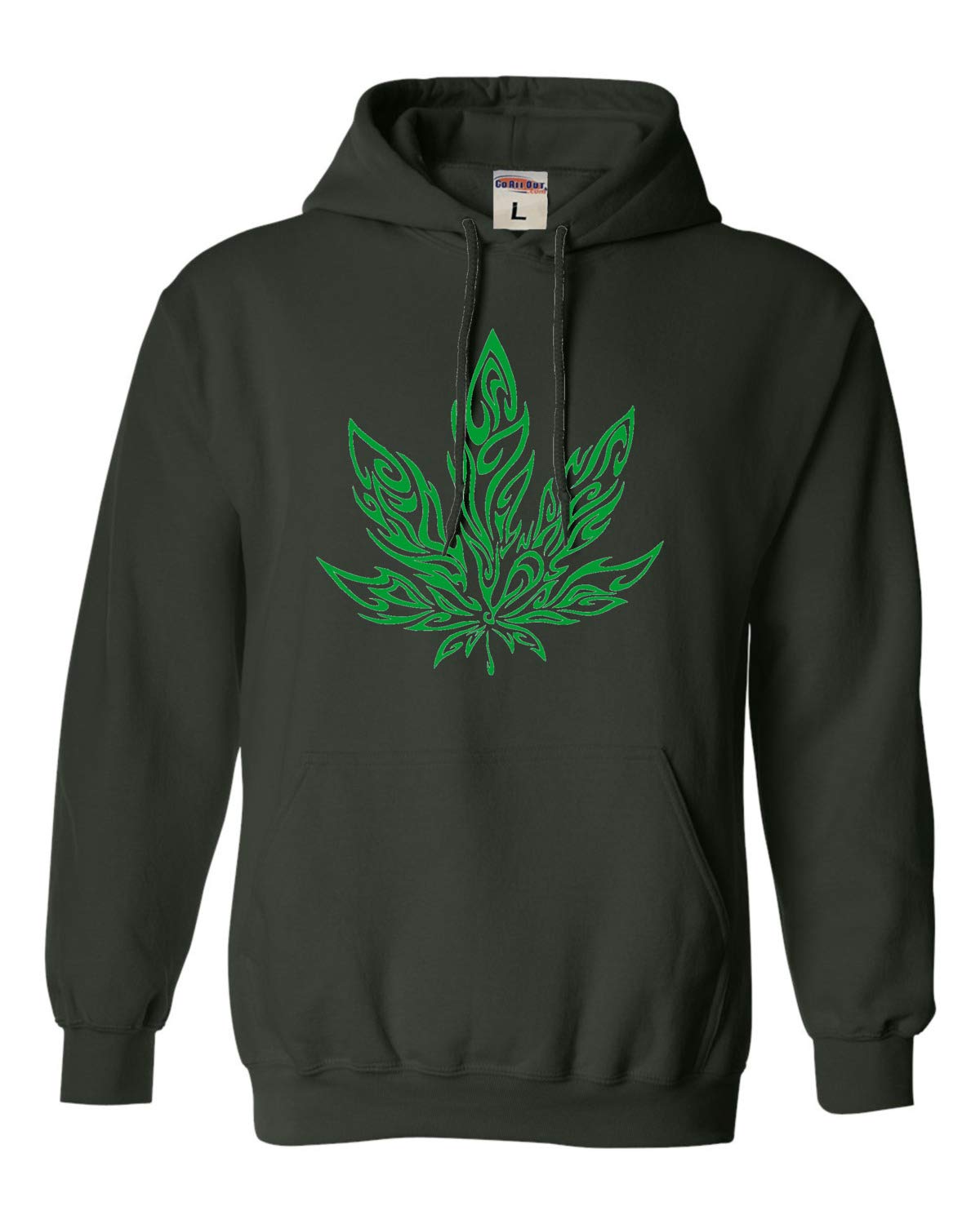 Psychedelic Pot Leaf 420 Hoodie for Men & Women - Unisex Cannabis Sweatshirt for Stoner Fashion & 420 Celebrations