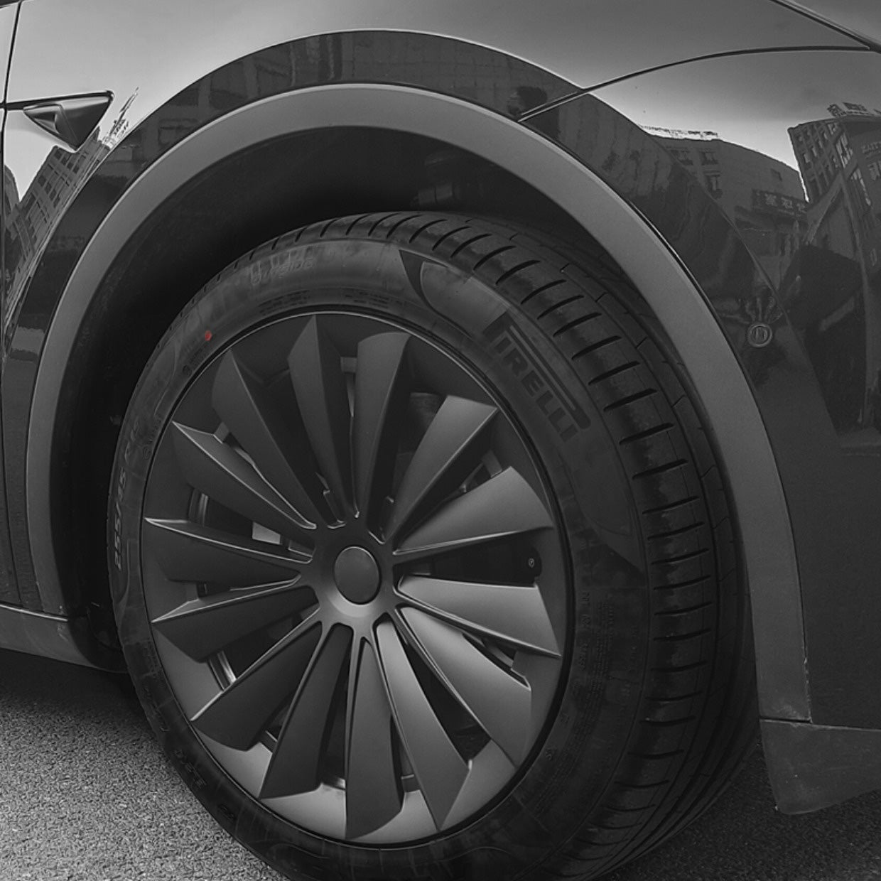 Tesla Model Y 19-Inch Gemini Wheel Hubcaps - Durable Rim Protectors for Enhanced Style & Protection | Perfect for Daily Commute, Road Trips & All-Weather Driving