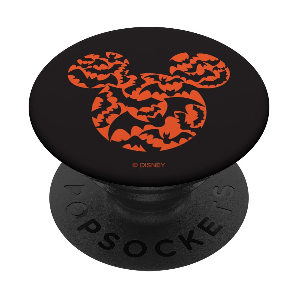 Disney Mickey Mouse Bat Ears PopSocket - Standard PopGrip Phone Grip & Stand for iPhone, Samsung, Smartphones - Perfect for Halloween, Cosplay, Disney Fans