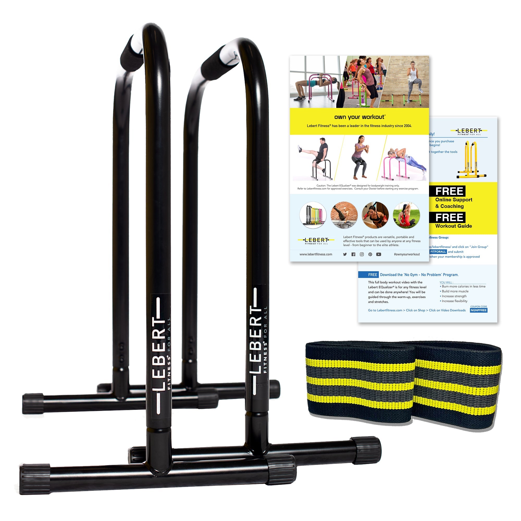 Lebert EQualizer Total Body Strengthener - Adjustable Resistance Bands for Full-Body Workout at Home & Gym - Perfect for Strength Training, Toning, and Fitness Enthusiasts
