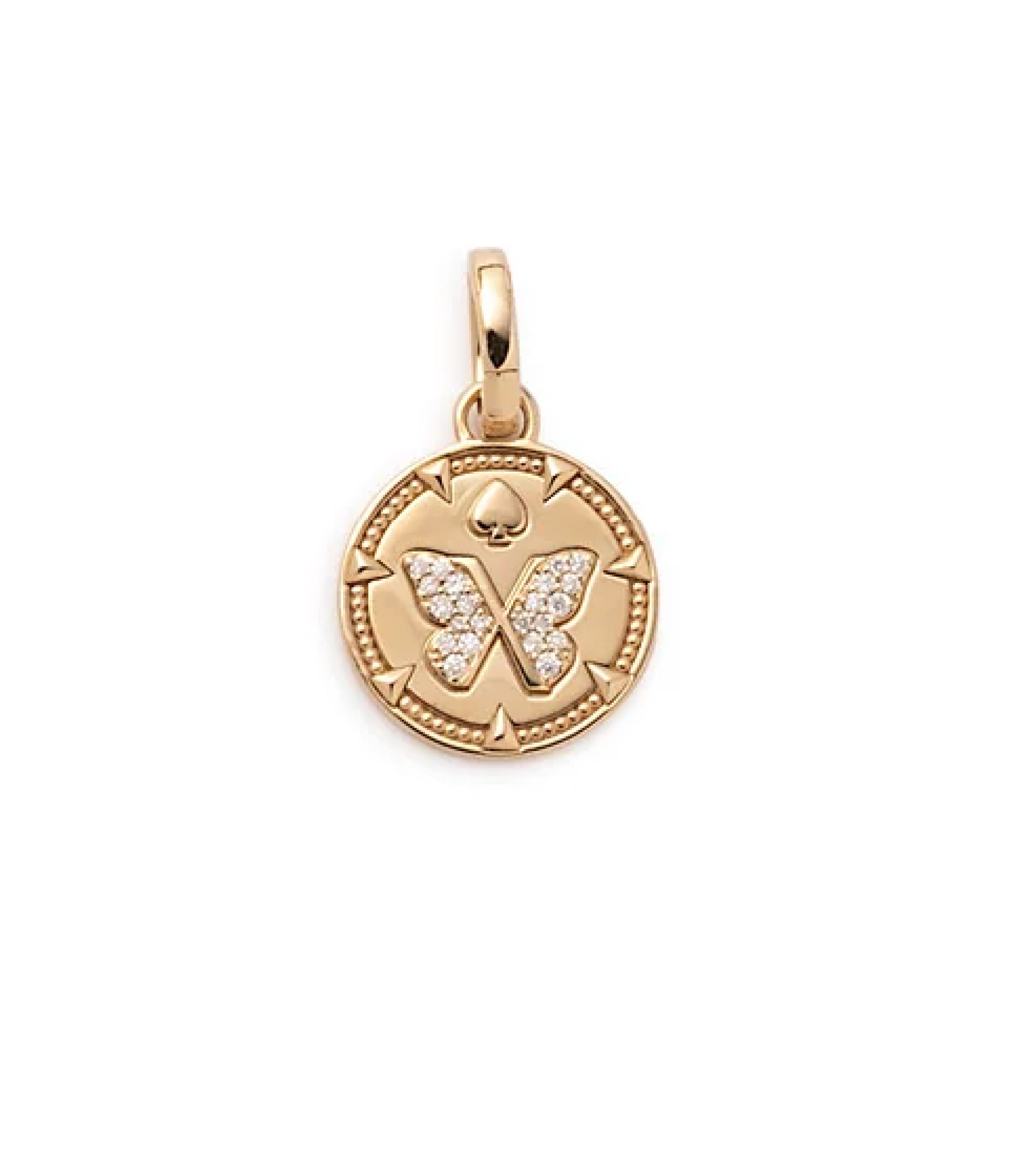 Reverie Baby Medallion with Annex Link - Sterling Silver Baby Necklace for Newborns & Infants - Perfect Christening Gift & Keepsake for Baby Showers & Baptisms