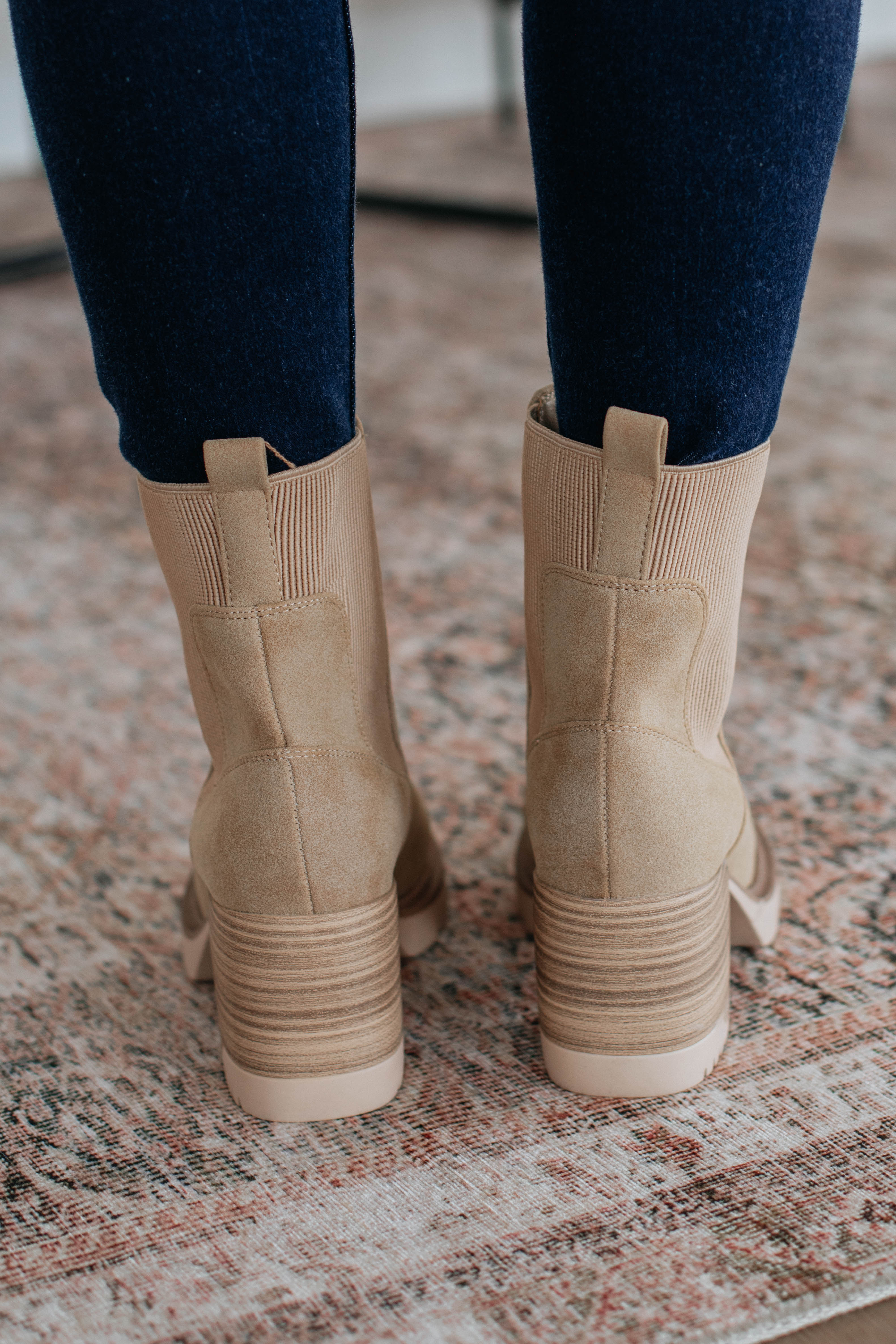 Anywhere With You Boots in Taupe - Stylish & Comfortable Ankle Boots for Women | Perfect for Casual Outings, Work & Travel
