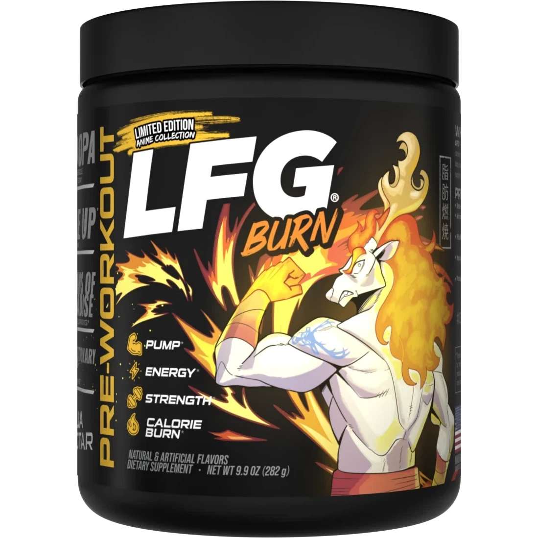 Bucked Up LFG Burn Anime Series - Premium Fat Burner Supplement for Weight Loss & Energy Boost - Ideal for Gym, Workouts & Fitness Enthusiasts