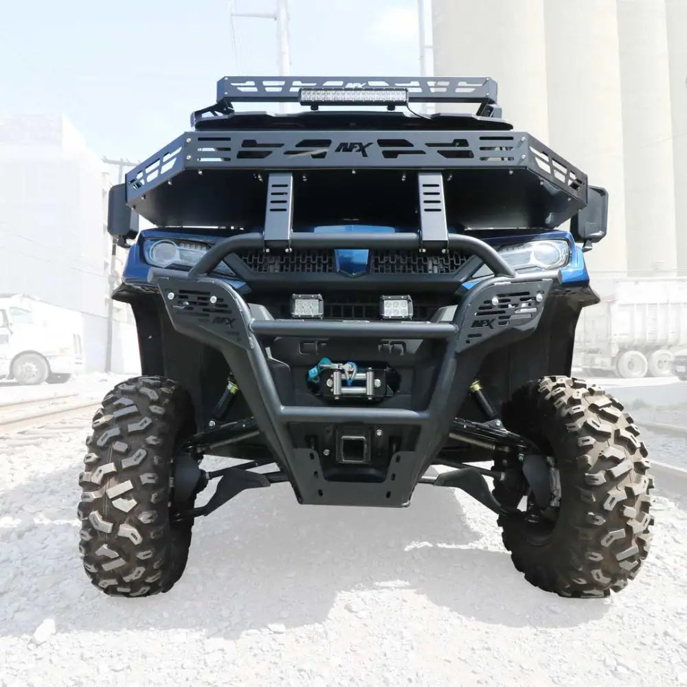 CFMoto UForce 1000 Front Basket - Heavy Duty Utility Cargo Carrier for 2021-2024 Models - Perfect for Hunting, Camping & Farm Work Accessories