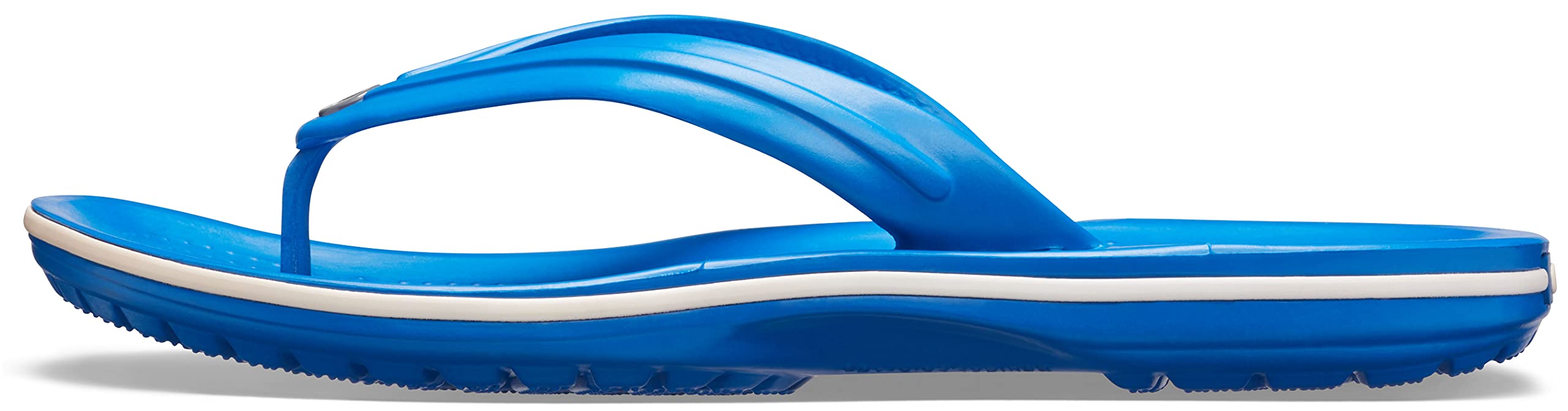 Crocs Unisex Crocband Flip Flops for Men & Women - Comfortable Beach Sandals, Pool Slides & Summer Shoes - Black/Multi Color - Size 4 US Men (M US Women) - Perfect for Vacation, Backyard & Outdoor Activities