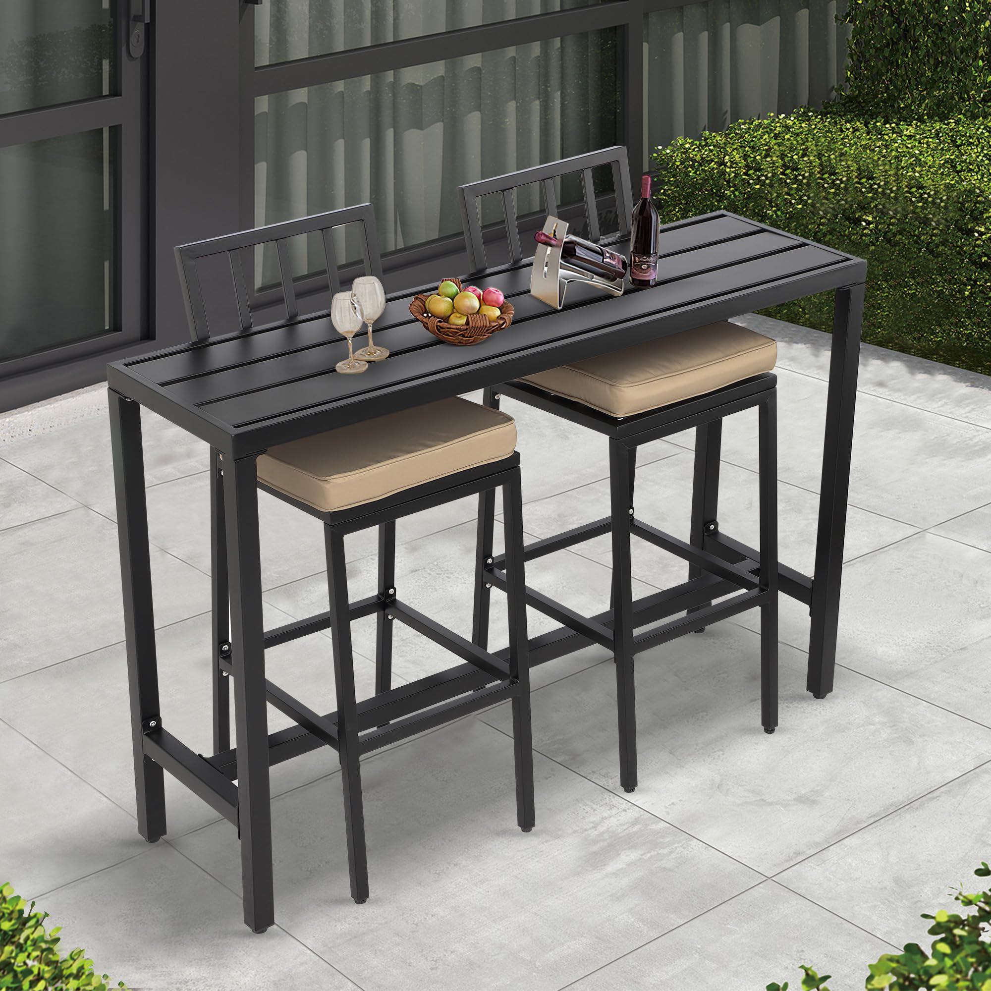 Outdoor Patio Bar Set - 47