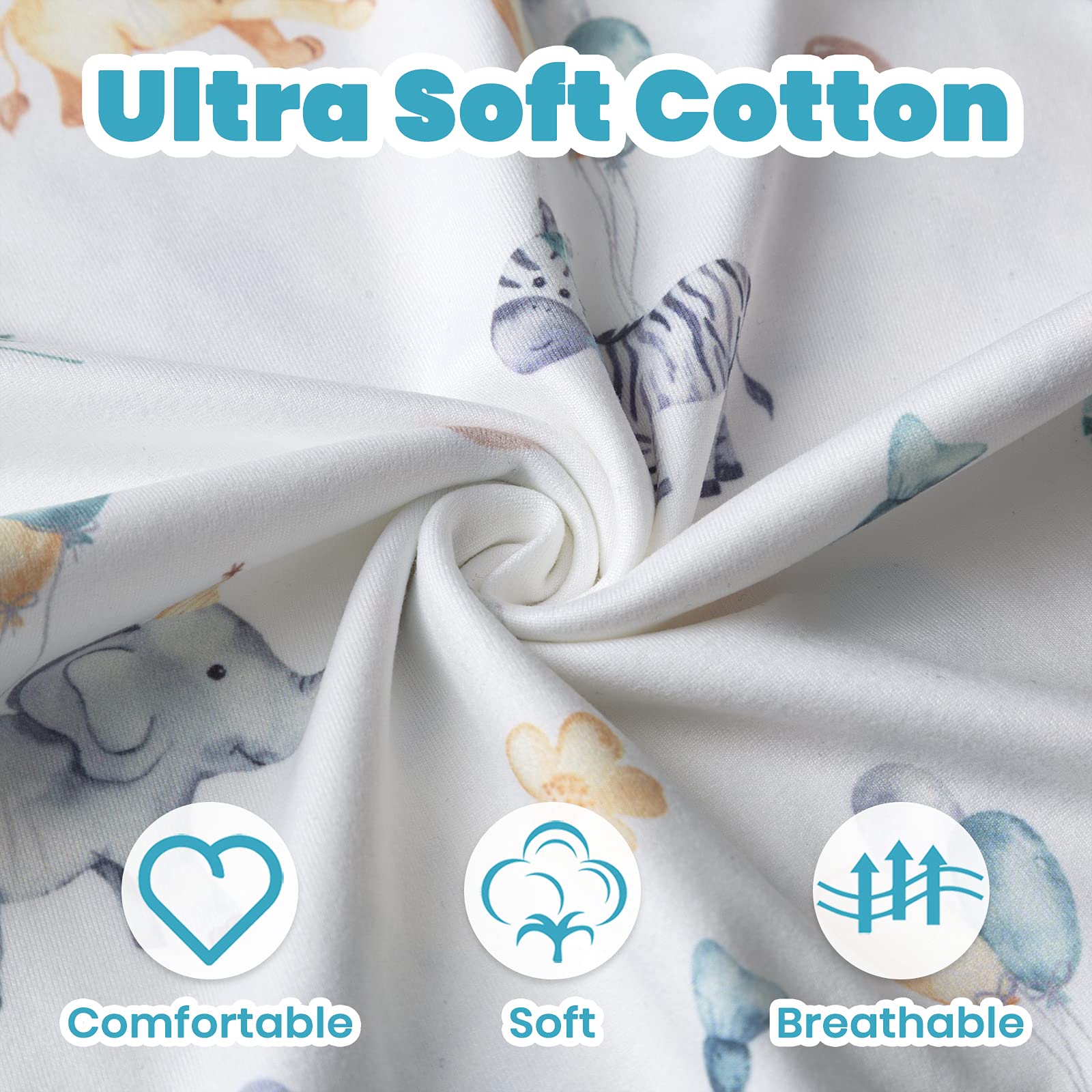 Soft Baby Knotted Gown for Newborn Girls - Hospital Outfit with Mitten Cuffs for Comfortable Sleep