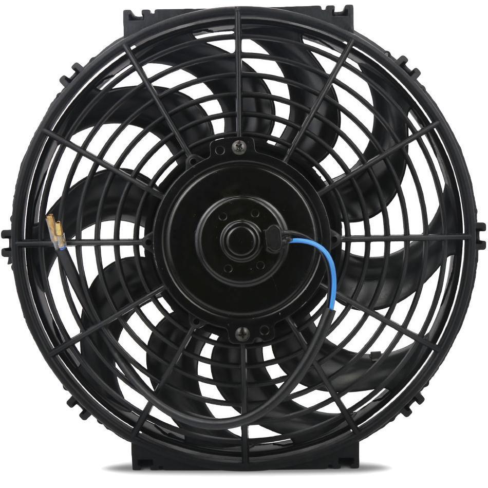 12V 90W Dual 12-13 Inch Electric Radiator Cooling Fans with Reversible Motors - Perfect for Car, Truck & RV Engine Cooling Systems