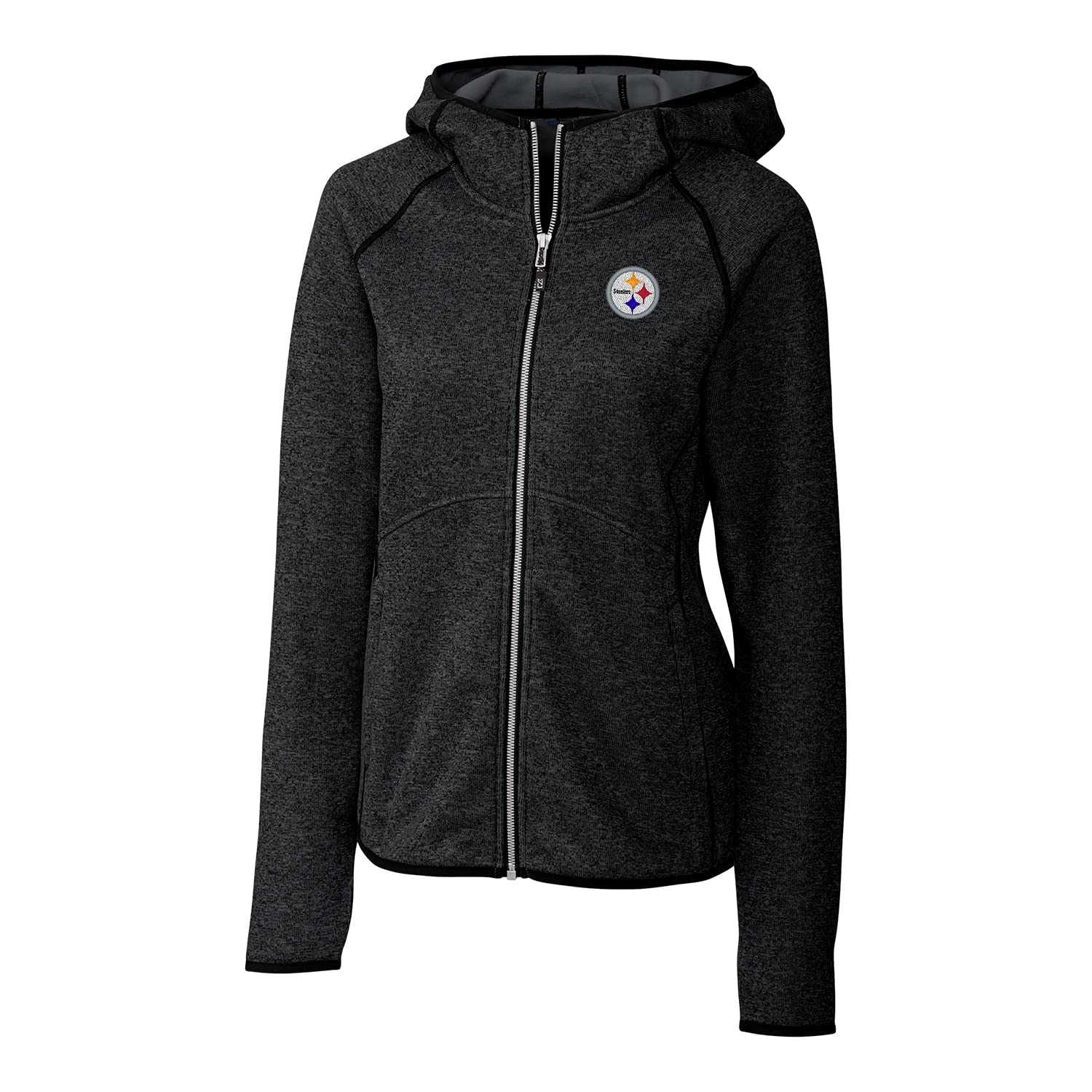 Cutter & Buck Women's NFL Mainsail Full-Zip Windproof Jacket - Official Licensed Football Outerwear for Game Day & Outdoor Activities