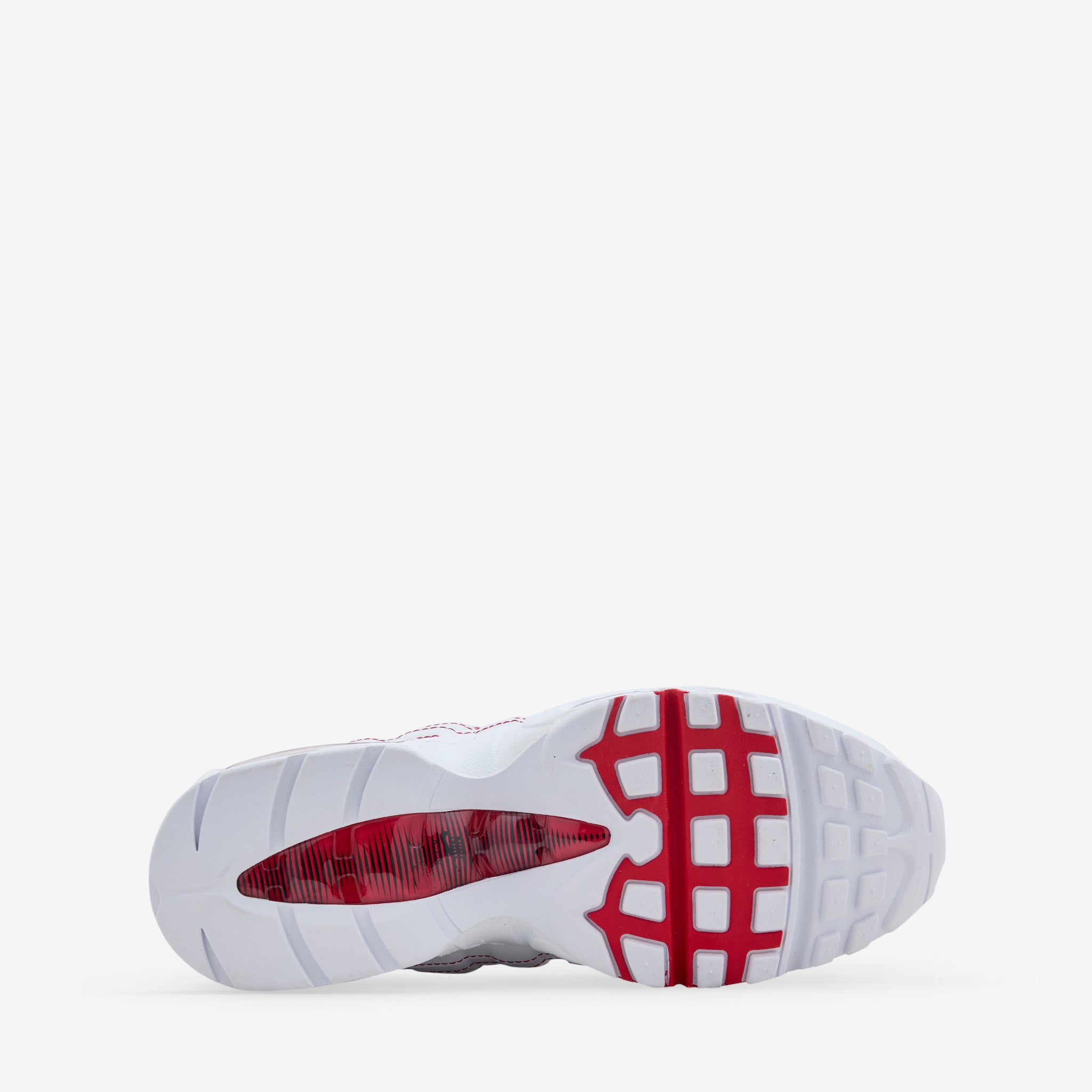 Nike Air Max 95 OG Sneakers - White/University Red/Wolf Grey - Retro Running Shoes for Men & Women - Perfect for Jogging, Gym Workouts and Streetwear Fashion