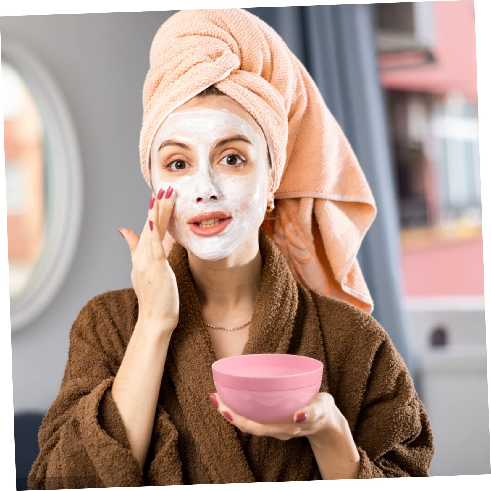 Professional DIY Facial Mask Bowl Set with Brush - Compressed Mask Tool Kit for Skincare & Spa at Home | Perfect for DIY Face Masks, Beauty Treatments & Relaxation