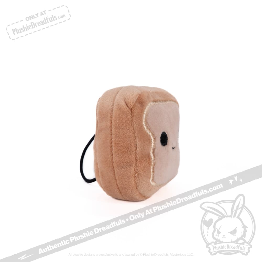 Toast Buddy Mini Plush Accessory - Cute Kawaii Plushie Keychain for Backpacks & Gifts | Perfect for Anime Fans, School Supplies & Cosplay