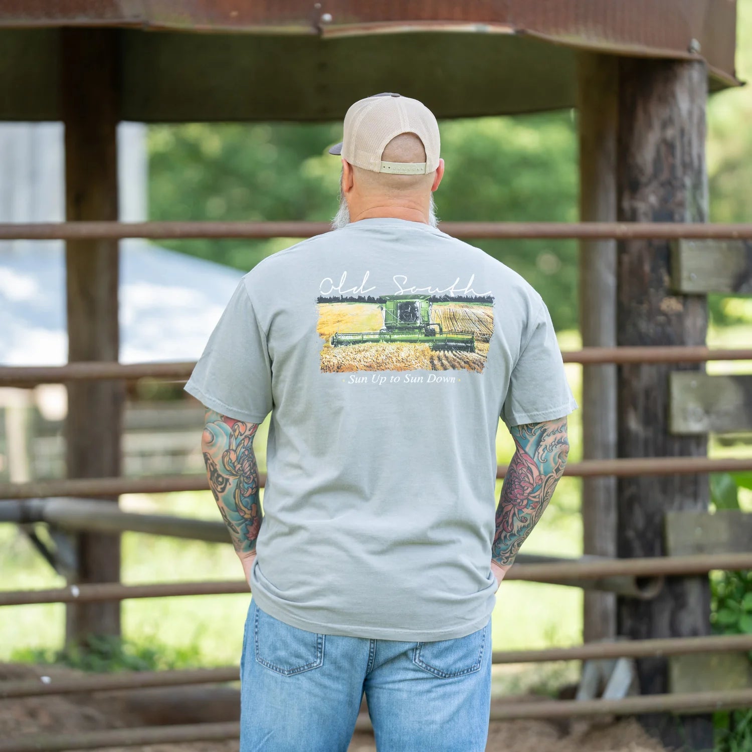 Old South Apparel Men's Cotton Short Sleeve T-Shirt - Comfortable Casual Tee for Everyday Wear, Gym, and Outdoor Activities