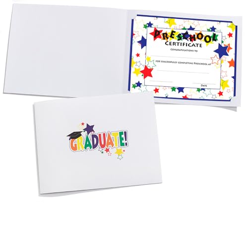 Preschool Stars Diploma and Diploma Cover