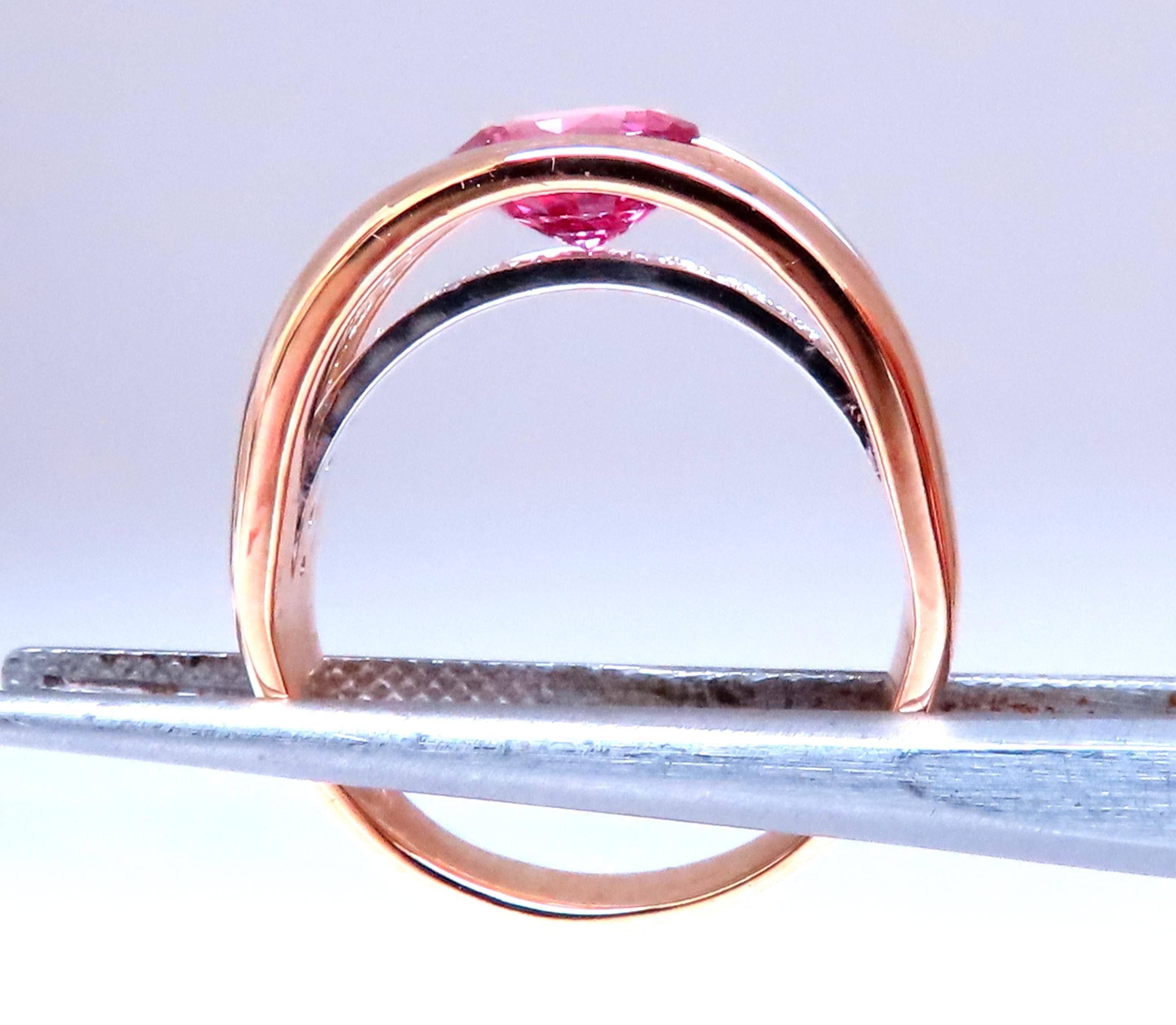 GIA Certified 1.74ct Natural Pink Sapphire Ring in 18K Gold - Elegant Engagement & Wedding Jewelry for Women