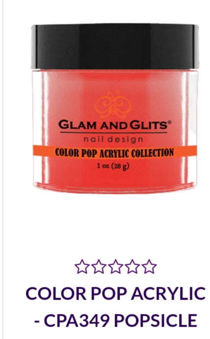 GLAM AND GLITS COLOR POP COLLECTIONS CPA349 - 1 oz Nail Polish Set - Vibrant Summer Colors for Manicures, Pedicures & Nail Art | Perfect for Parties, Beach Vacations & Everyday Wear