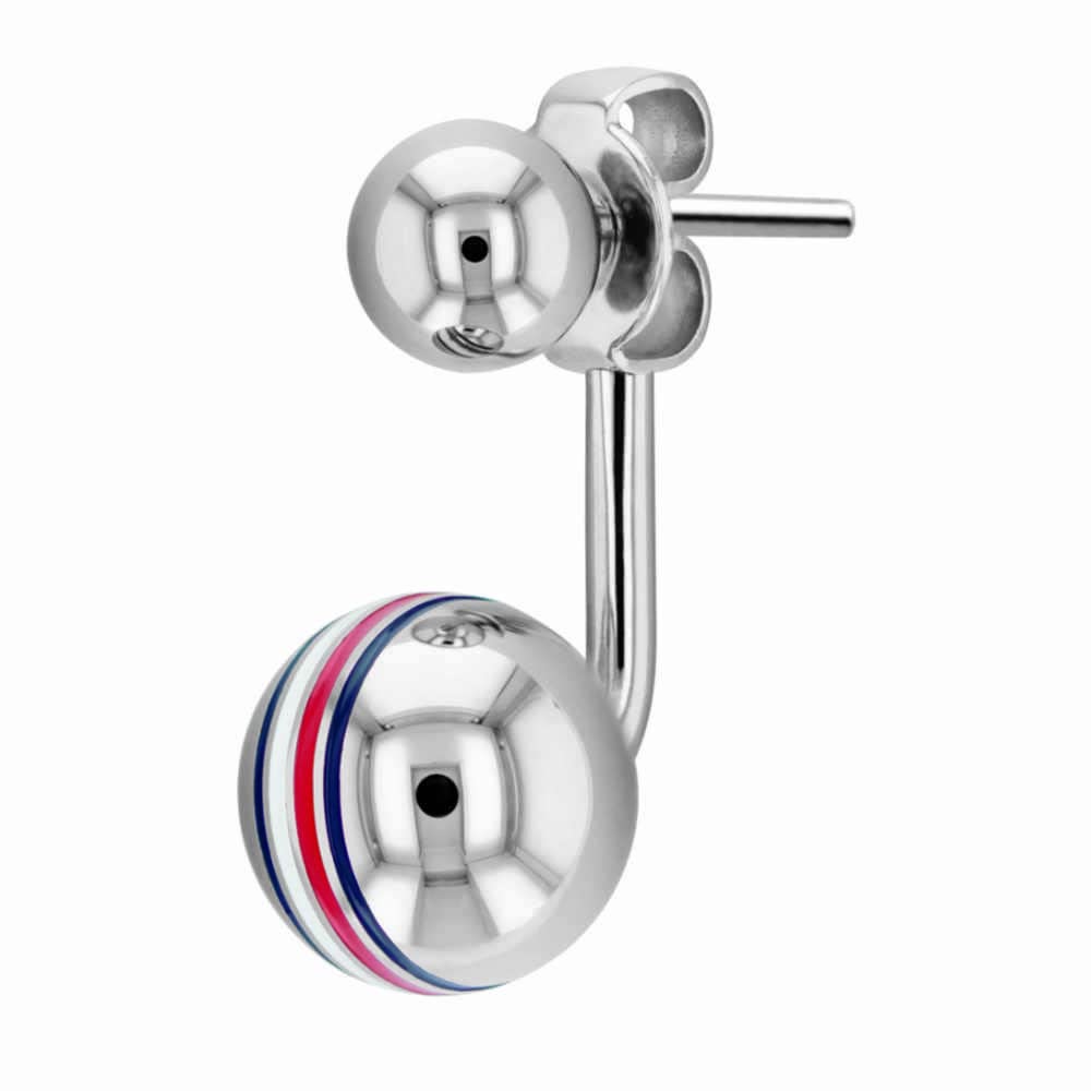 Tommy Hilfiger Women's Stainless Steel Round Stud Earrings - Silver (Model 2780496) | Hypoallergenic & Tarnish-Free Jewelry for Everyday Wear, Parties & Gifts