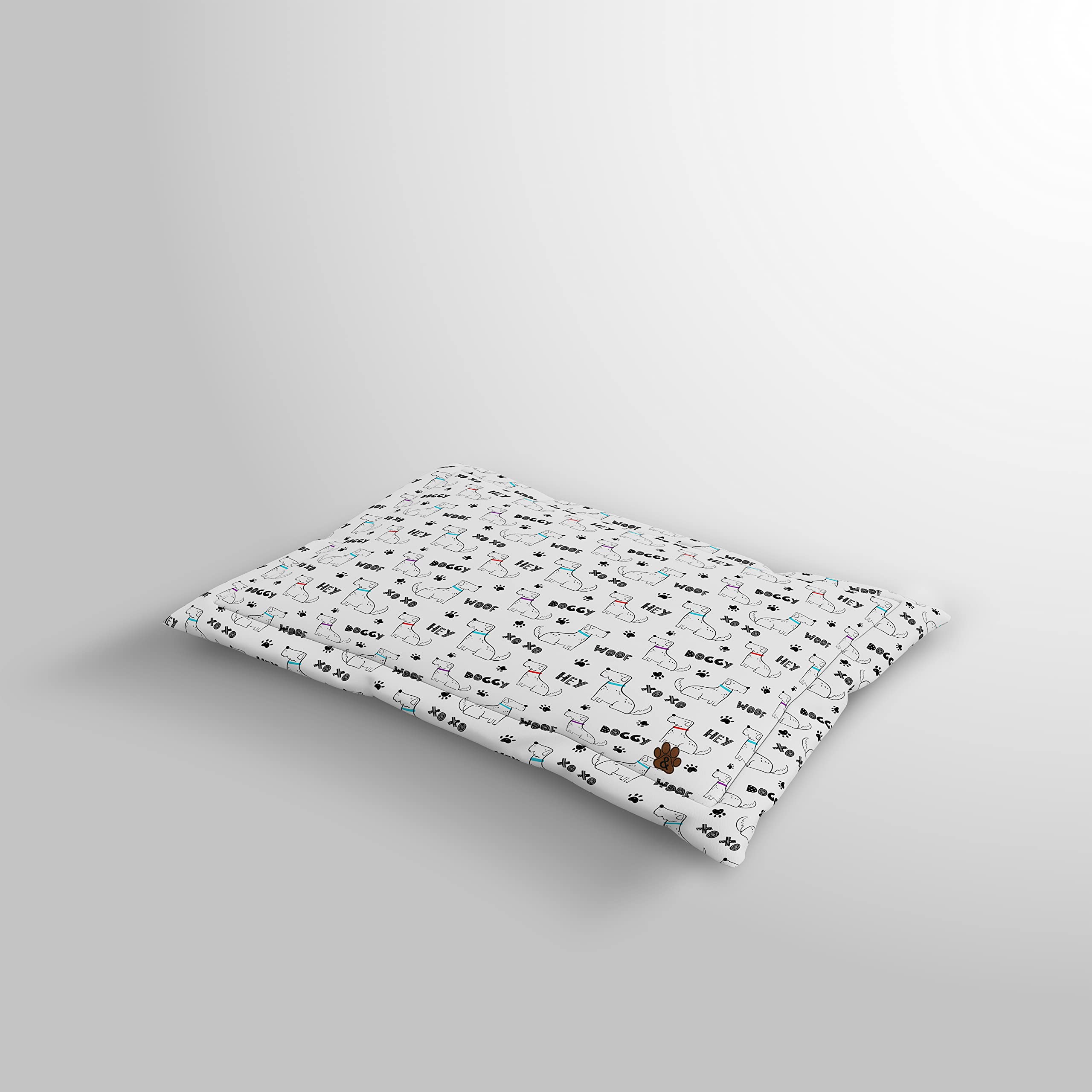 Premium Non-Slip Dog Bed Mat - Washable Pet Mattress for Large, Medium & Small Dogs & Cats - Comfortable Crate Pad for Home, Office & Travel (Pattern 05, Large Size)