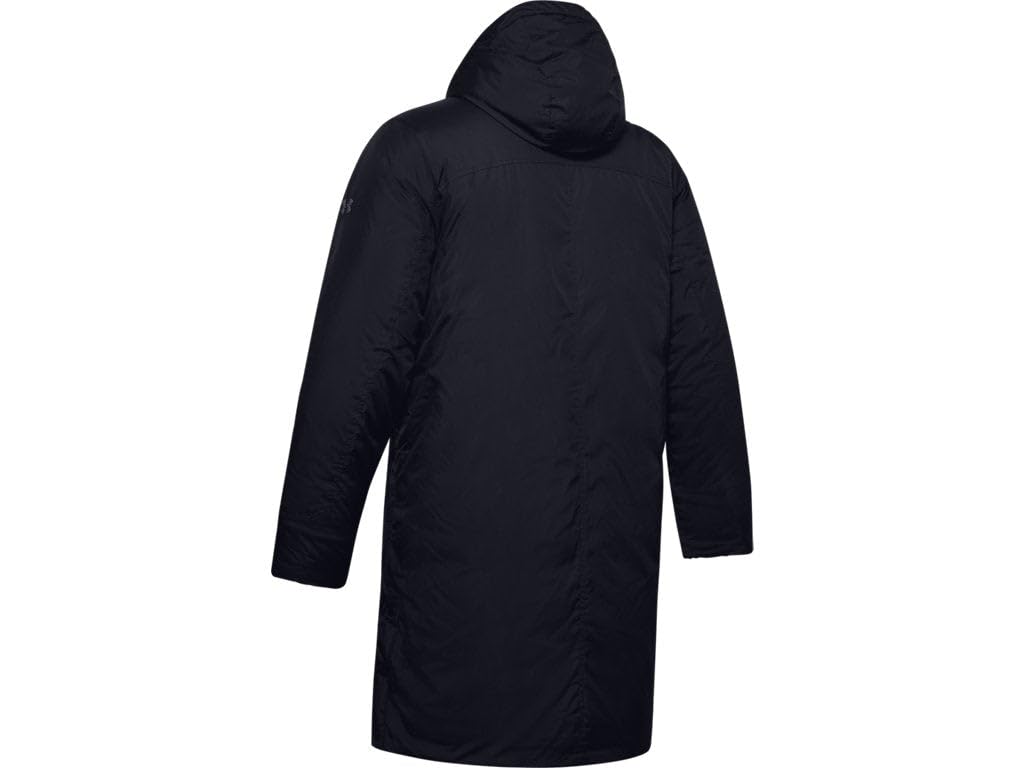 Under Armour Men's Armour Insulated Bench Coat - Winter Jacket for Men, Waterproof & Windproof, Black | Perfect for Outdoor Activities, Hiking & Cold Weather